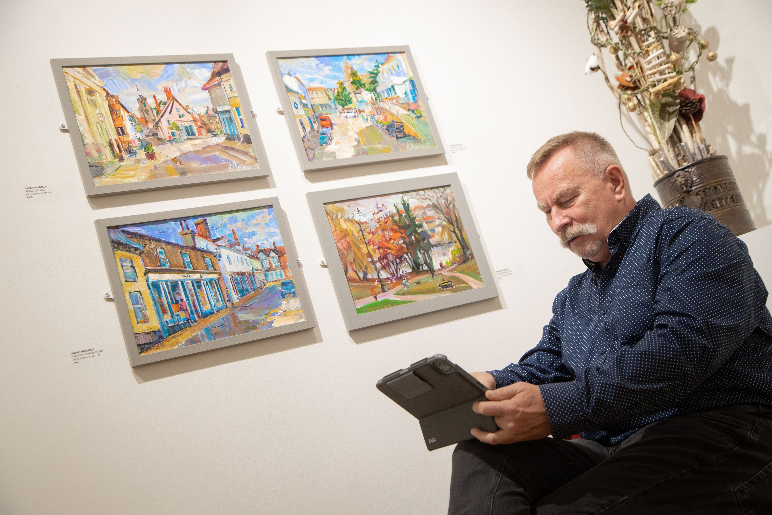 Exhibition at Your Corn Hall. Andriy Nekrasov artist