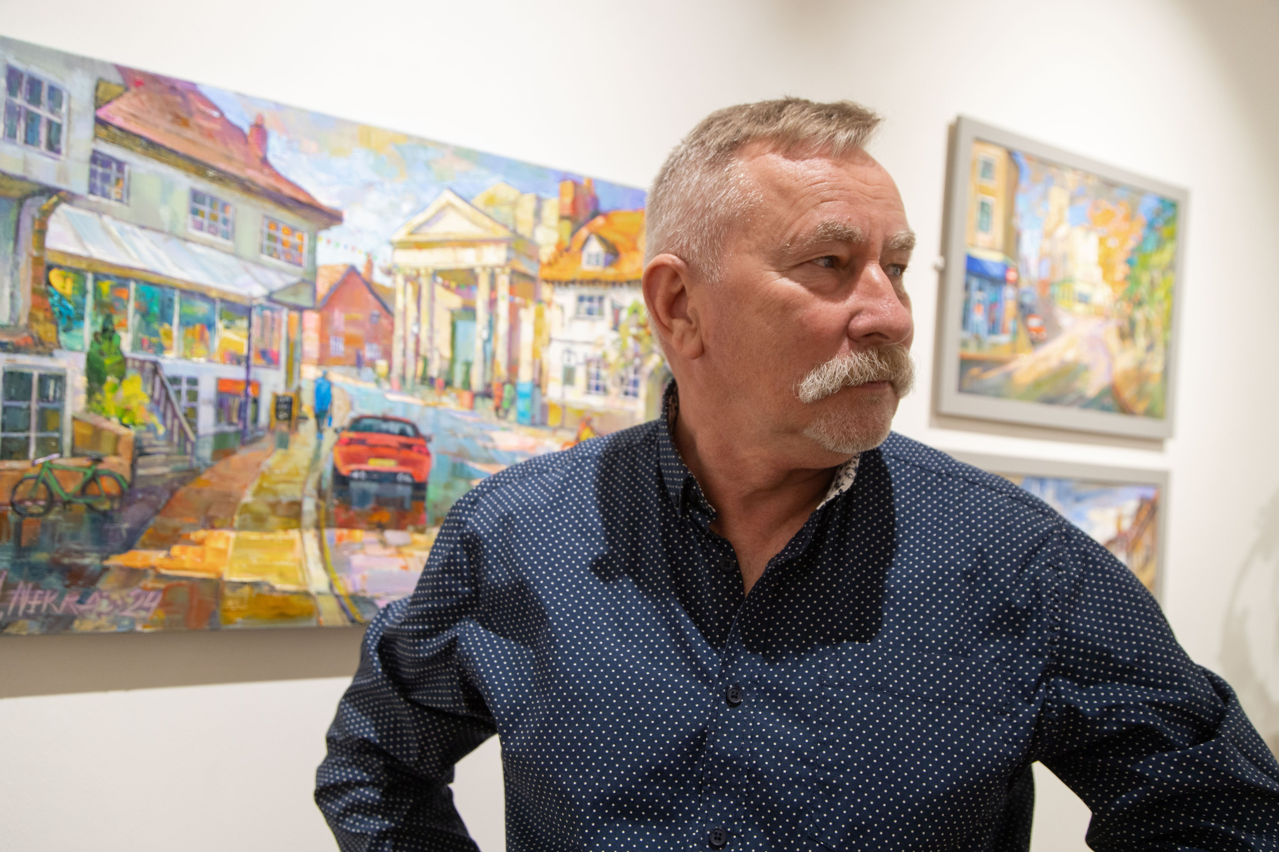 Exhibition at Your Corn Hall. Andriy Nekrasov artist