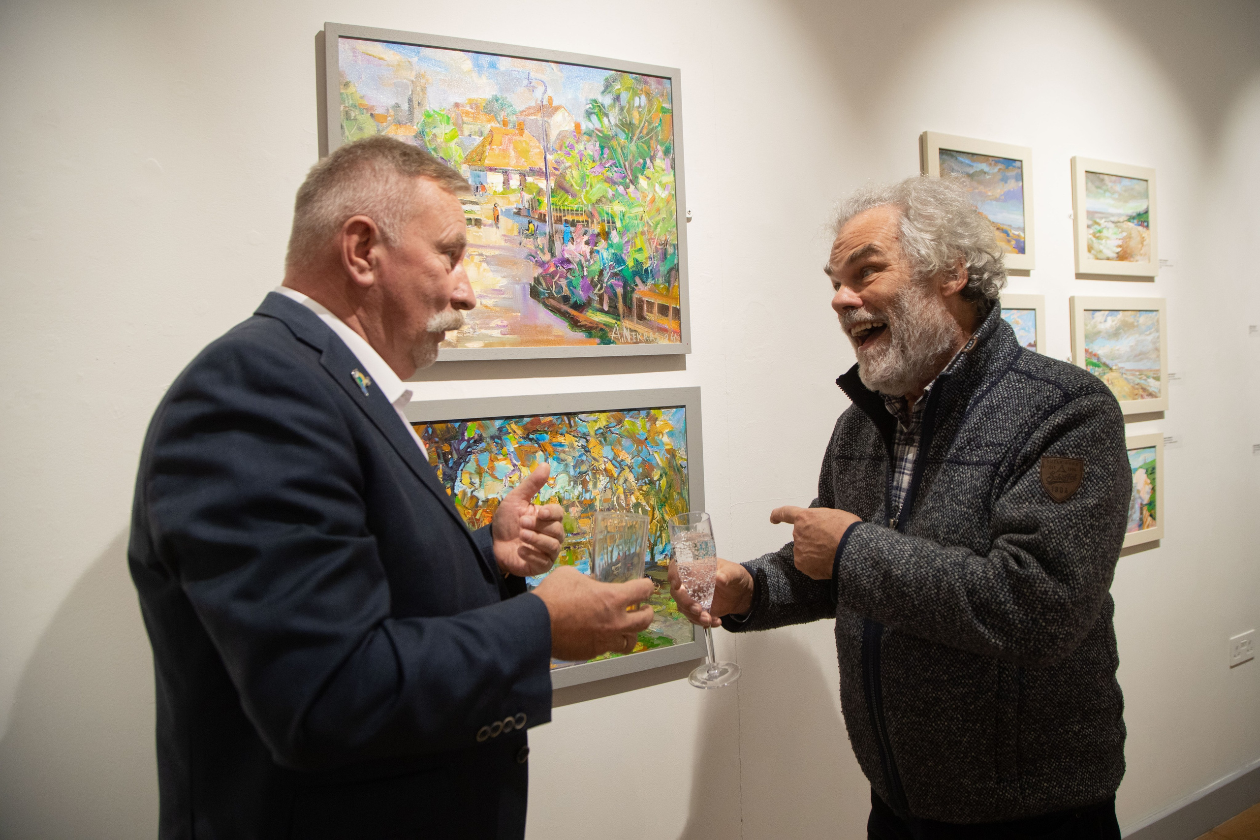 Exhibition at Your Corn Hall. Andriy Nekrasov artist