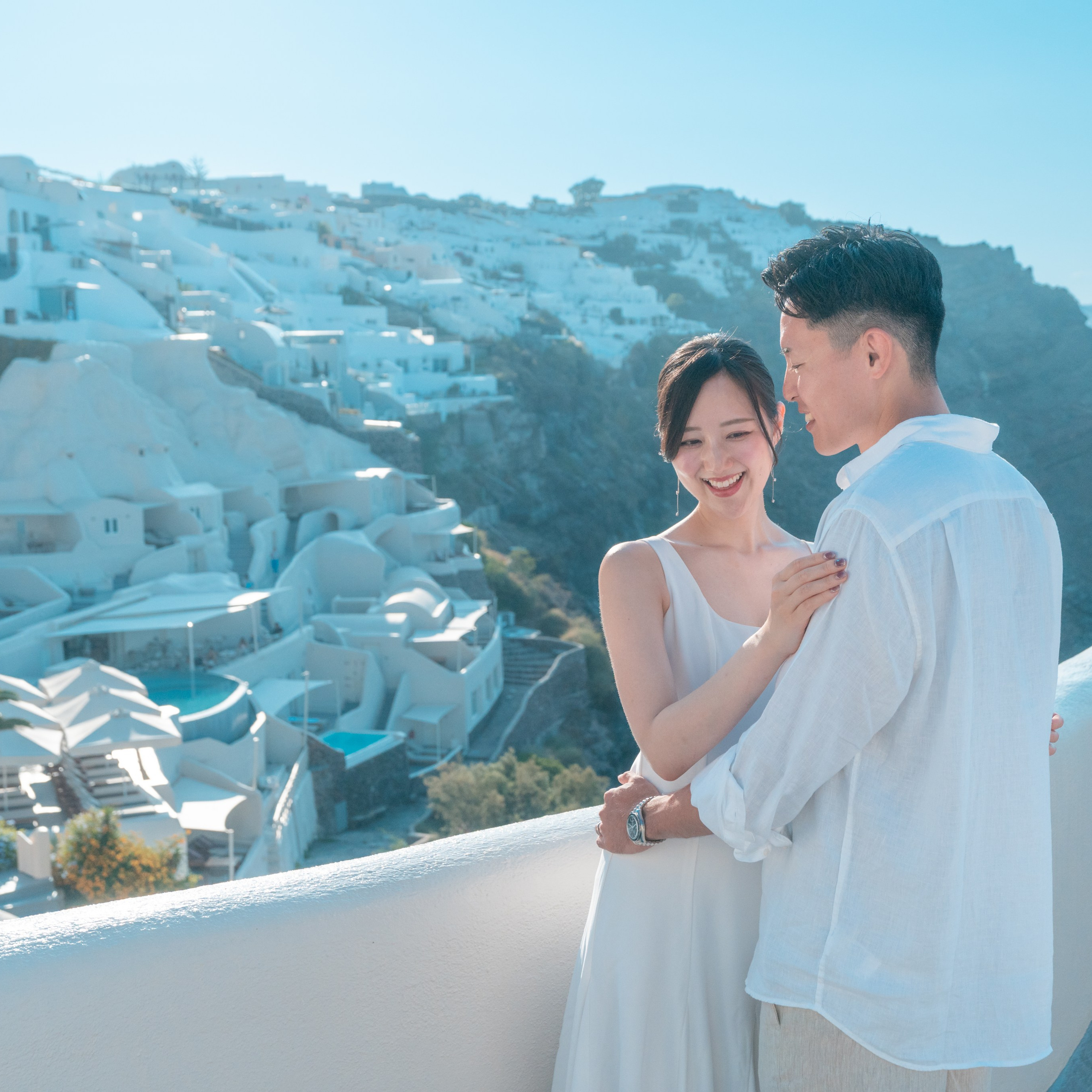 What is your love story in Santorini?