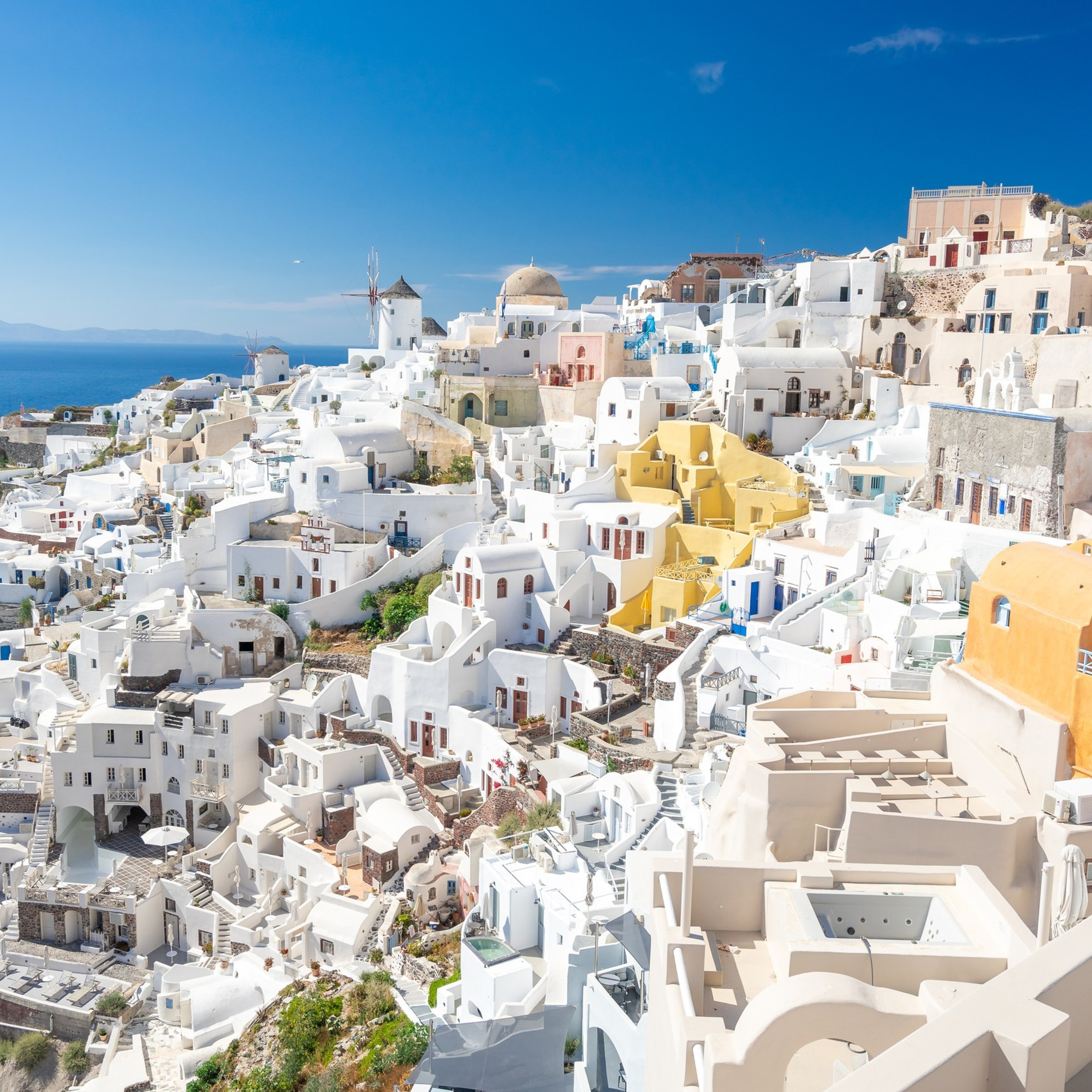 When the season opens on Santorini?. Photographer in Santorini SokoLOVE Alex| Flying Dress Santorini