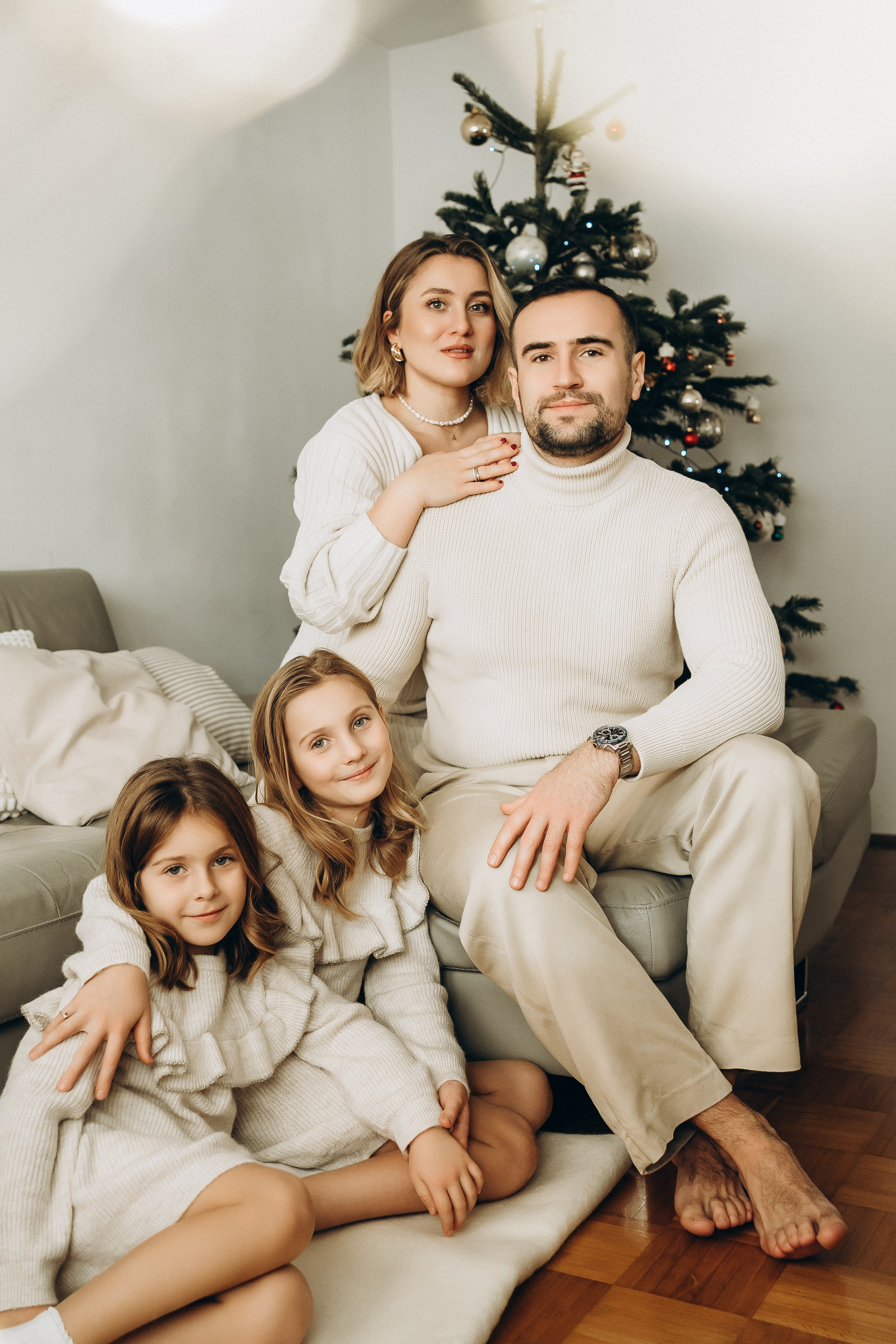 Familienfotos an Weihnachten in Schwabach