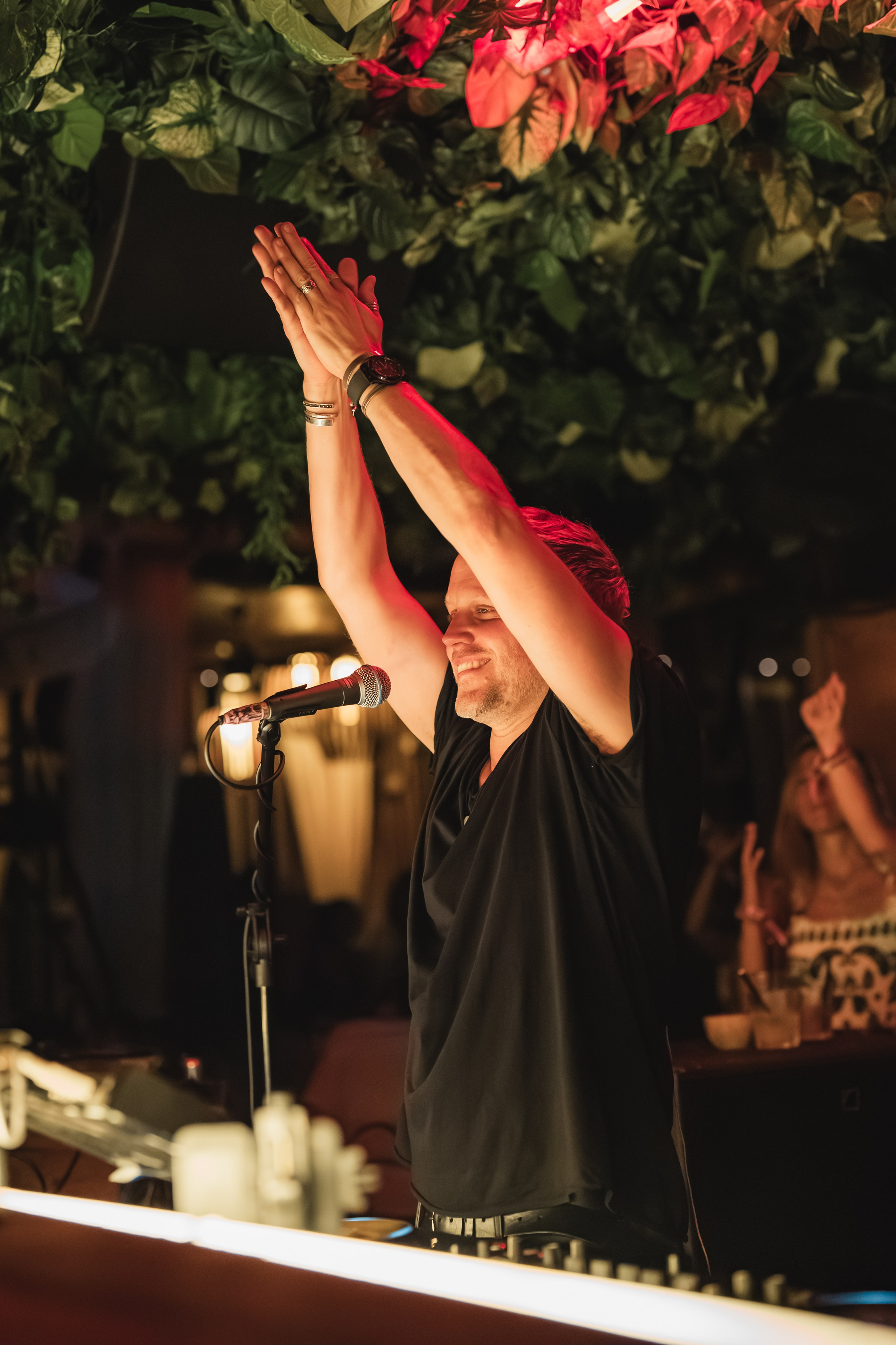 Jan Blomqvist, Damian Lazarus, Ame DJ performance in Savaya, Bali. Коммьюнити фотограф, Москва, Сергей Зворыгин