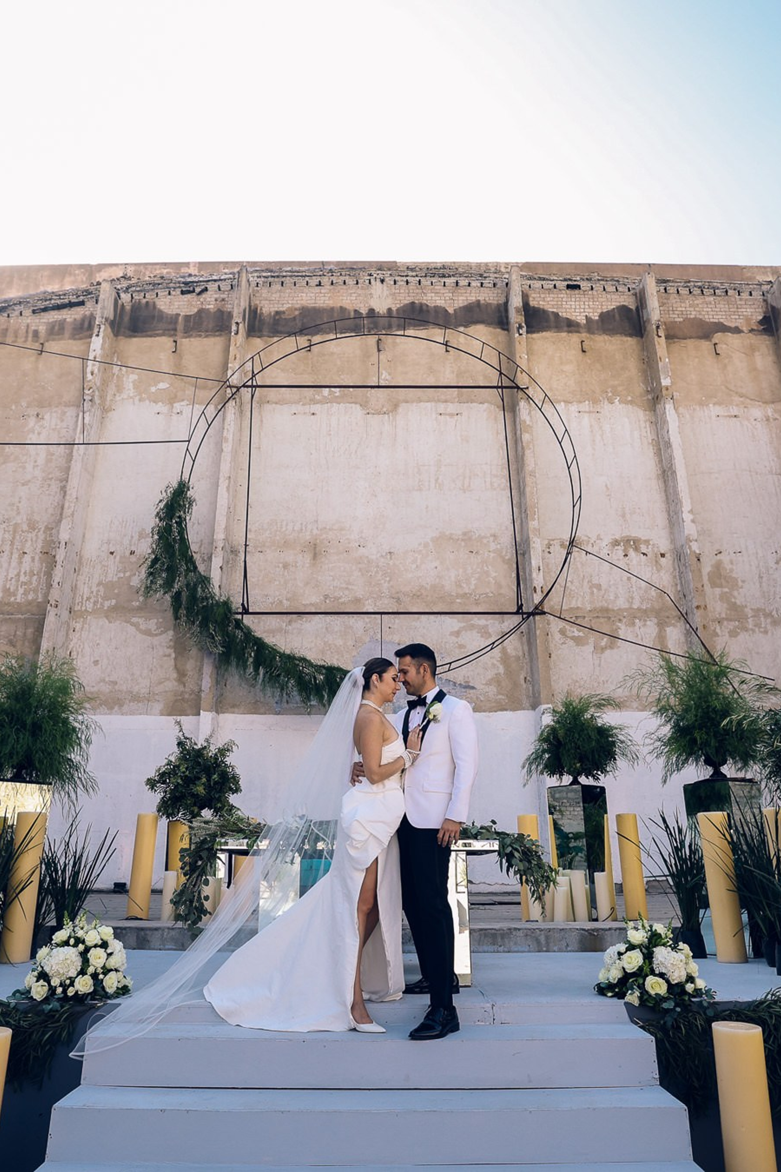 Jardin Casa Bella Tijuana Boda Hector y Jeanette. Estudio de fotografia en Tijuana