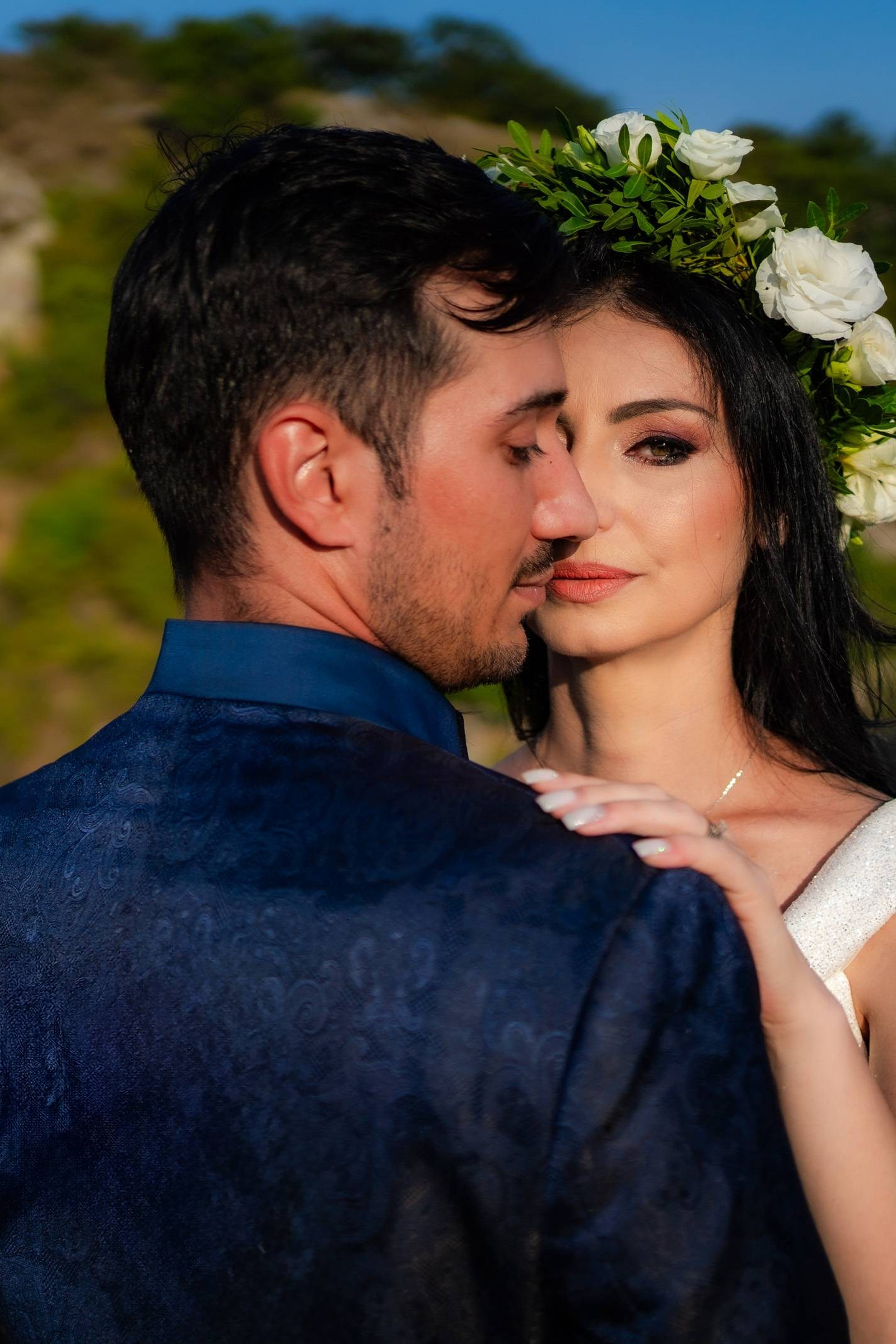 Sedinta foto cu fetele in ziua nuntii