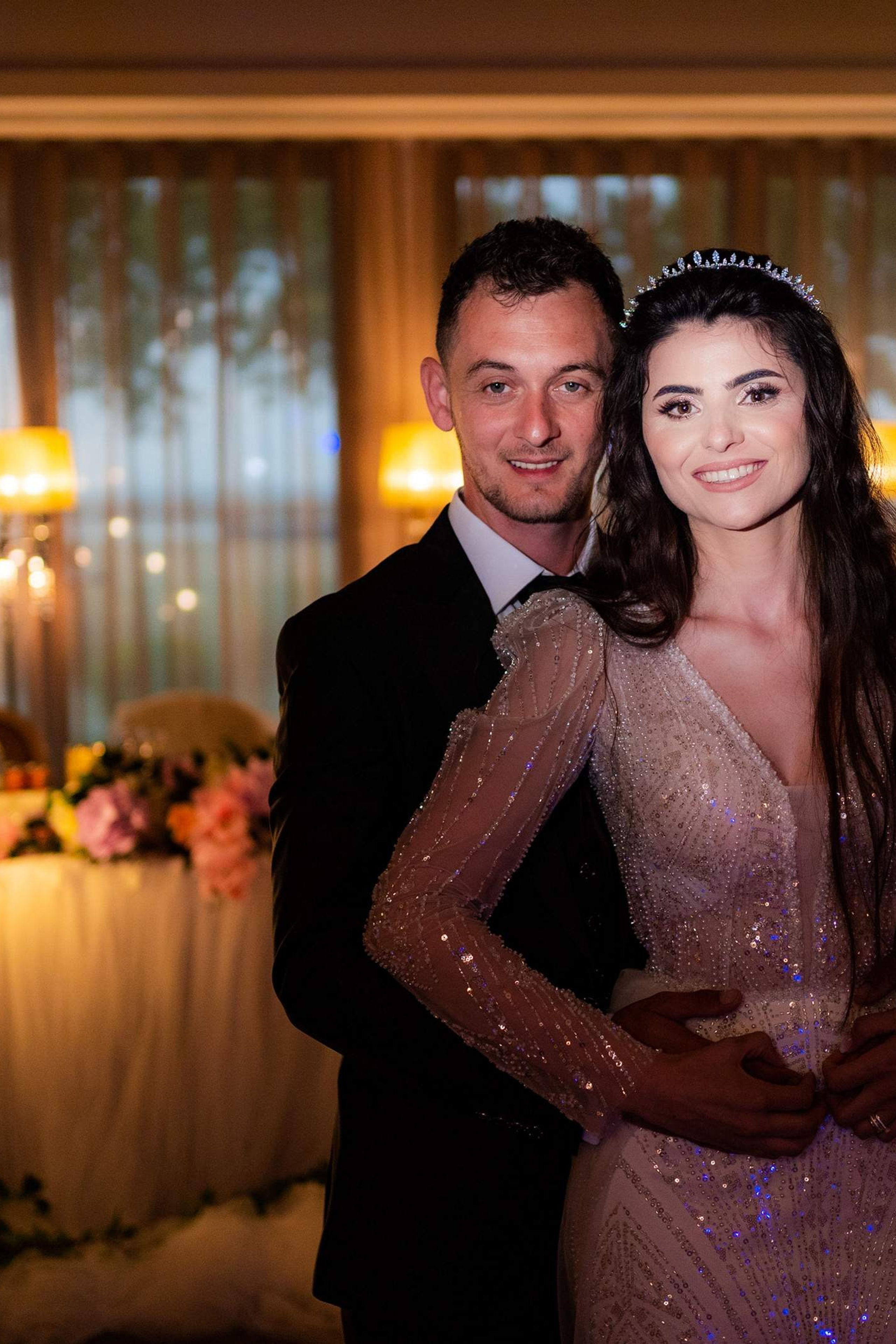 Sedinta foto cu fetele in ziua nuntii