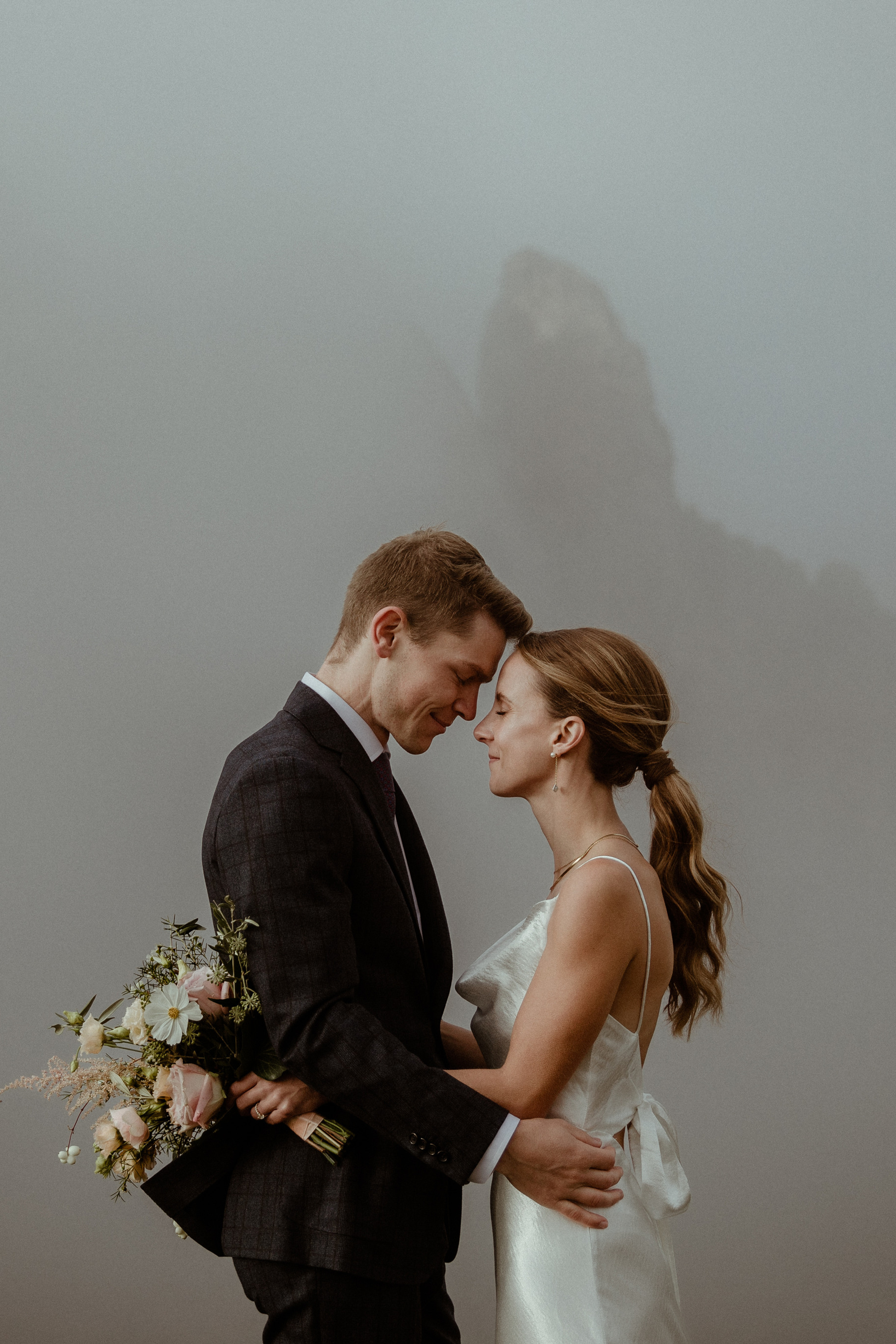 Intimate wedding in Dolomites