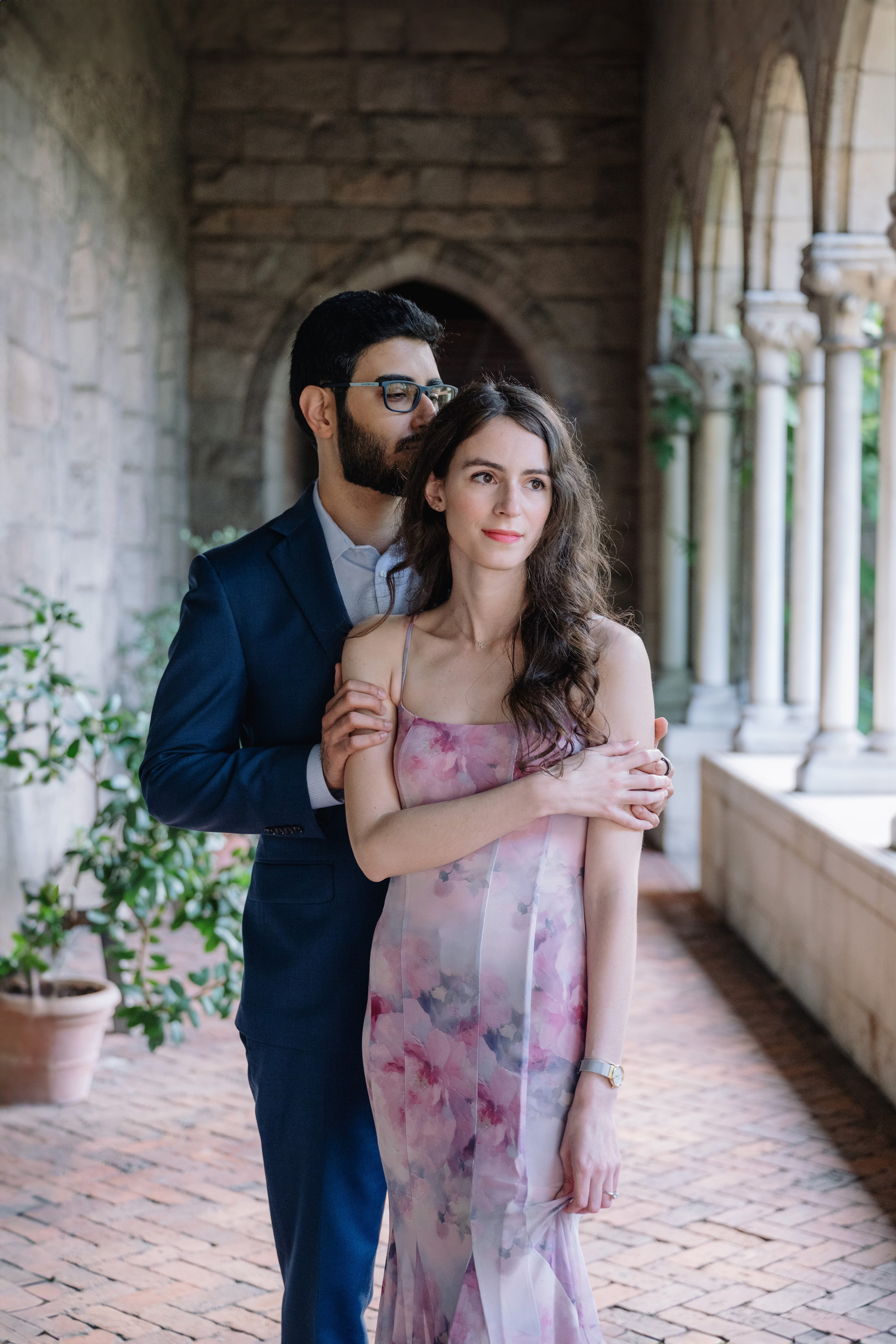 Aashay & Kim. The Cloisters