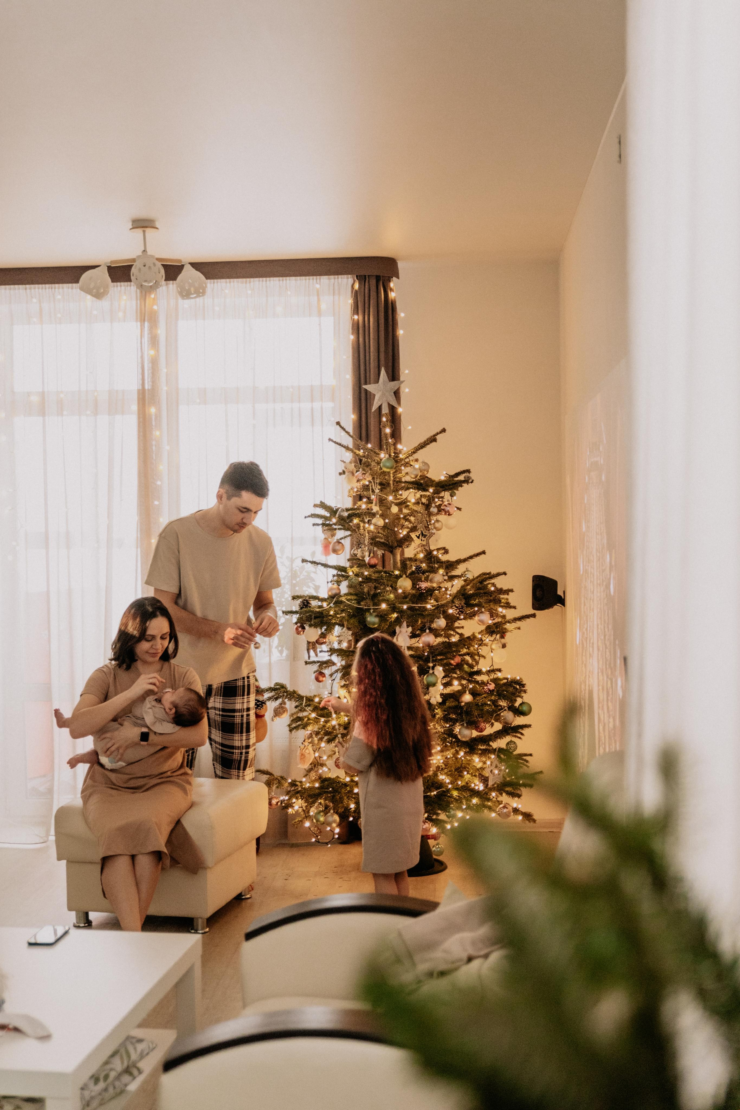 Alfred, Eliza, Alyssa, Agatha. At home