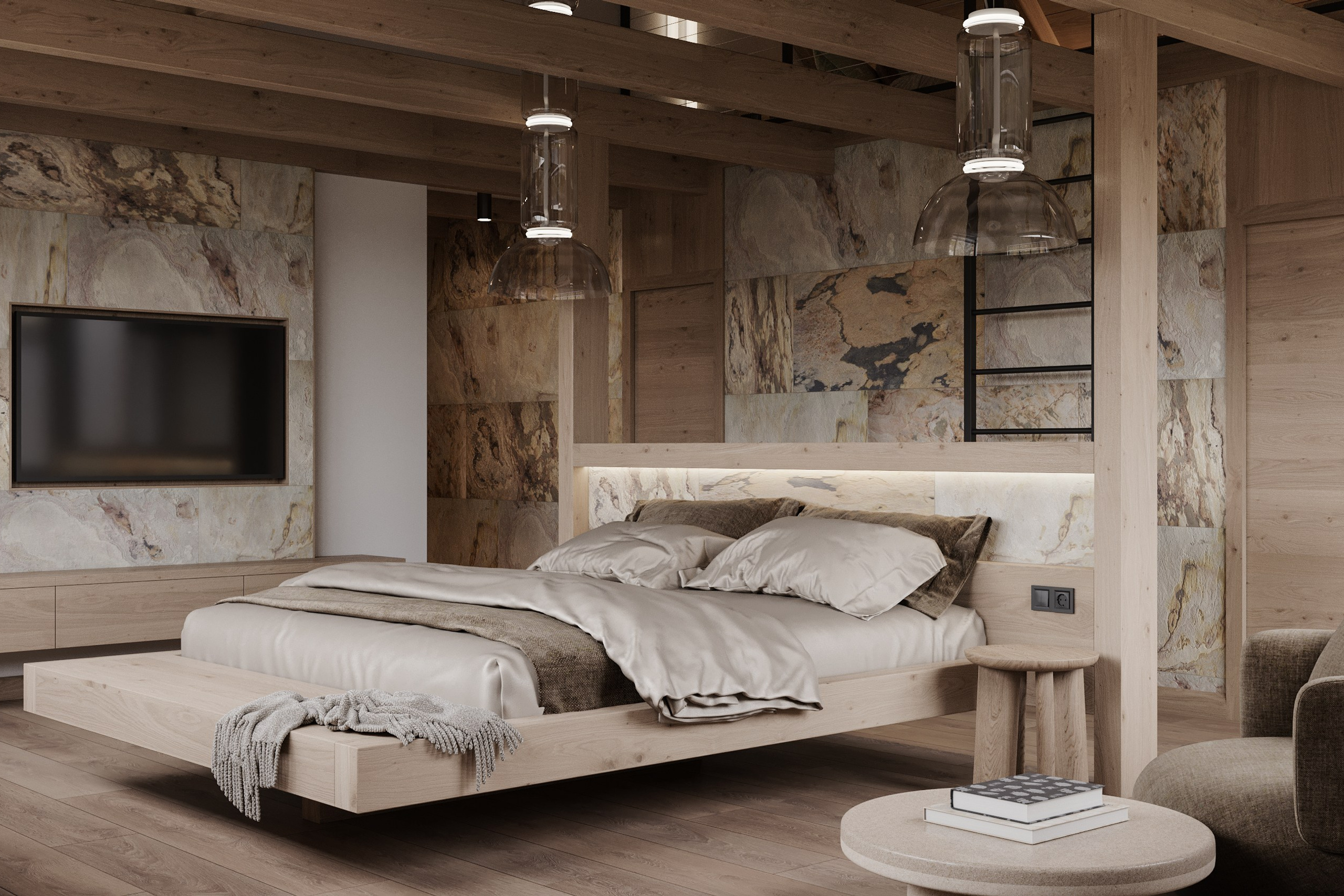 HOTELOVÝ POKOJ č.1 V HORSKÉ CHATĚ