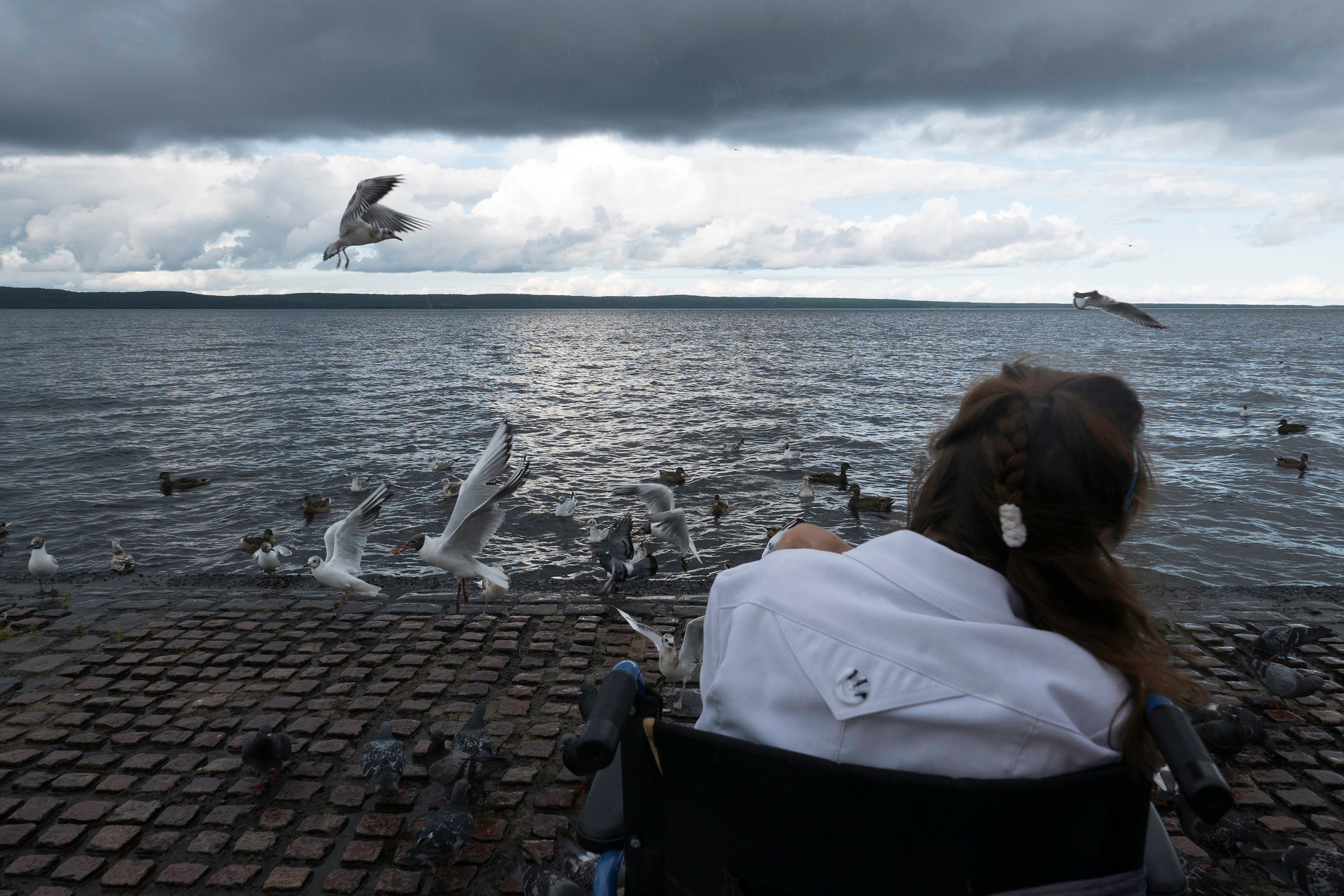 На кончике пальца