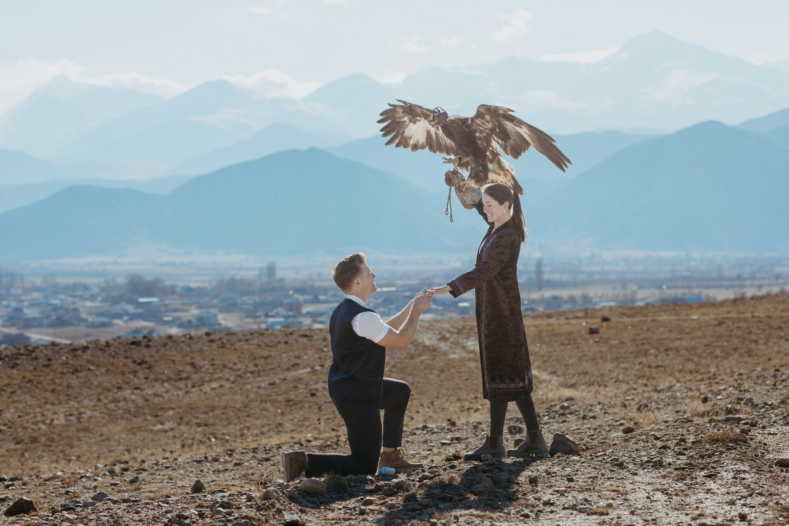 Daniel & Jess (USA) — Proposal, Issyk-Kul