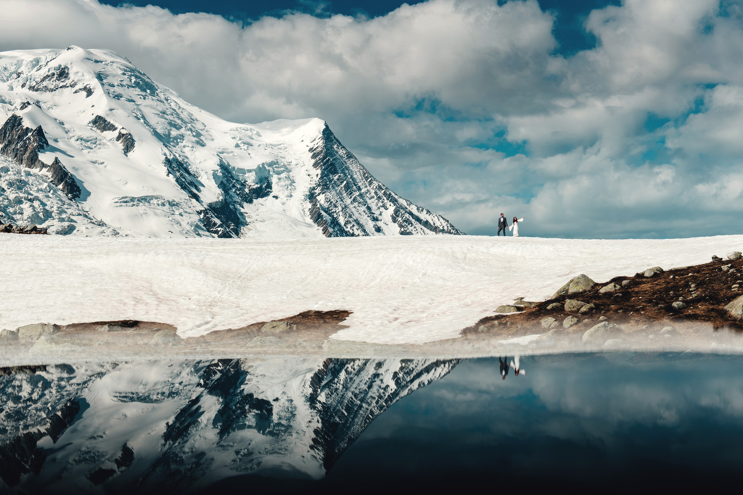 Hochzeit in Chamonix, Mont-Blanc, France