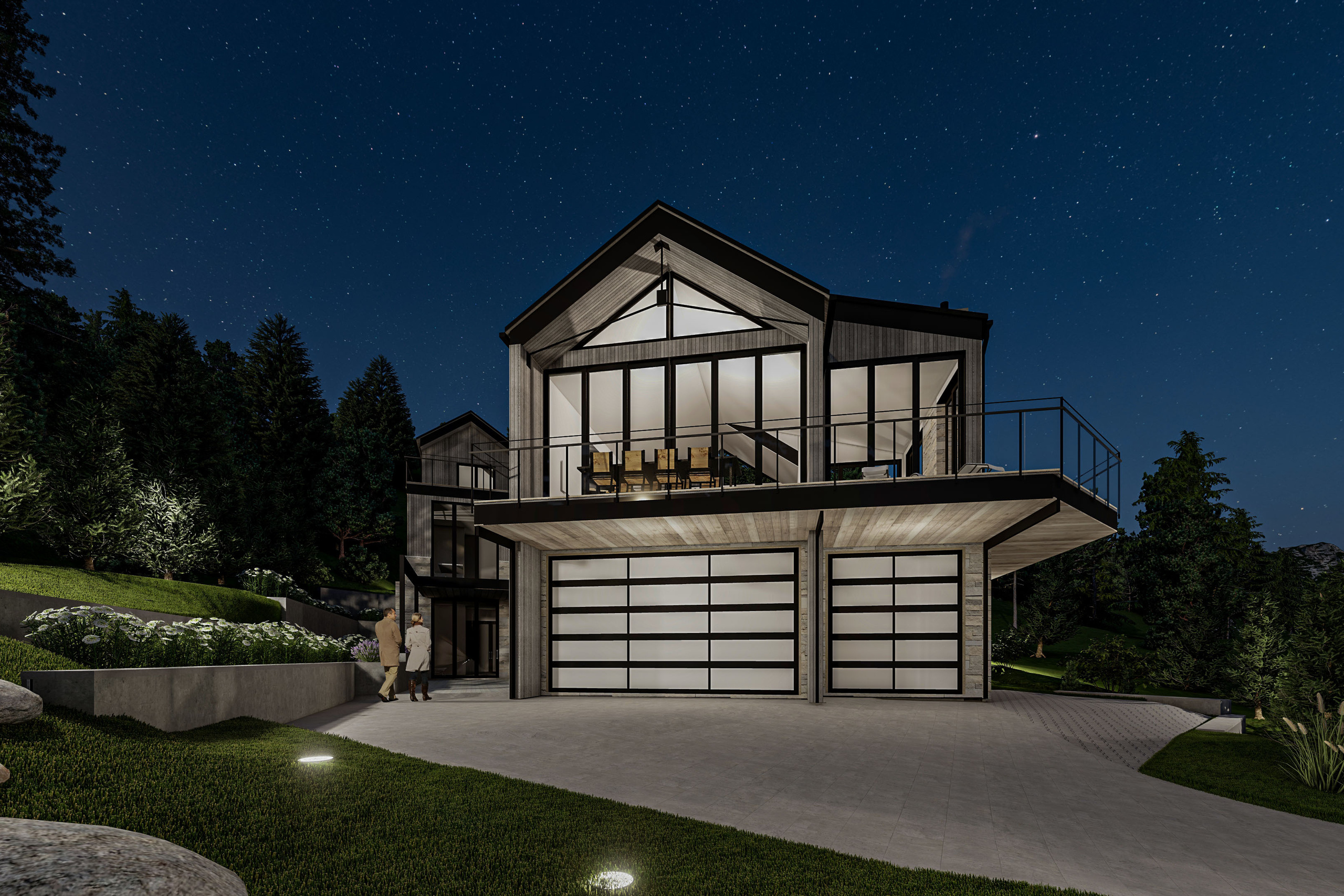 Hollos Custom Home. Perry Ridge Project. Exterior