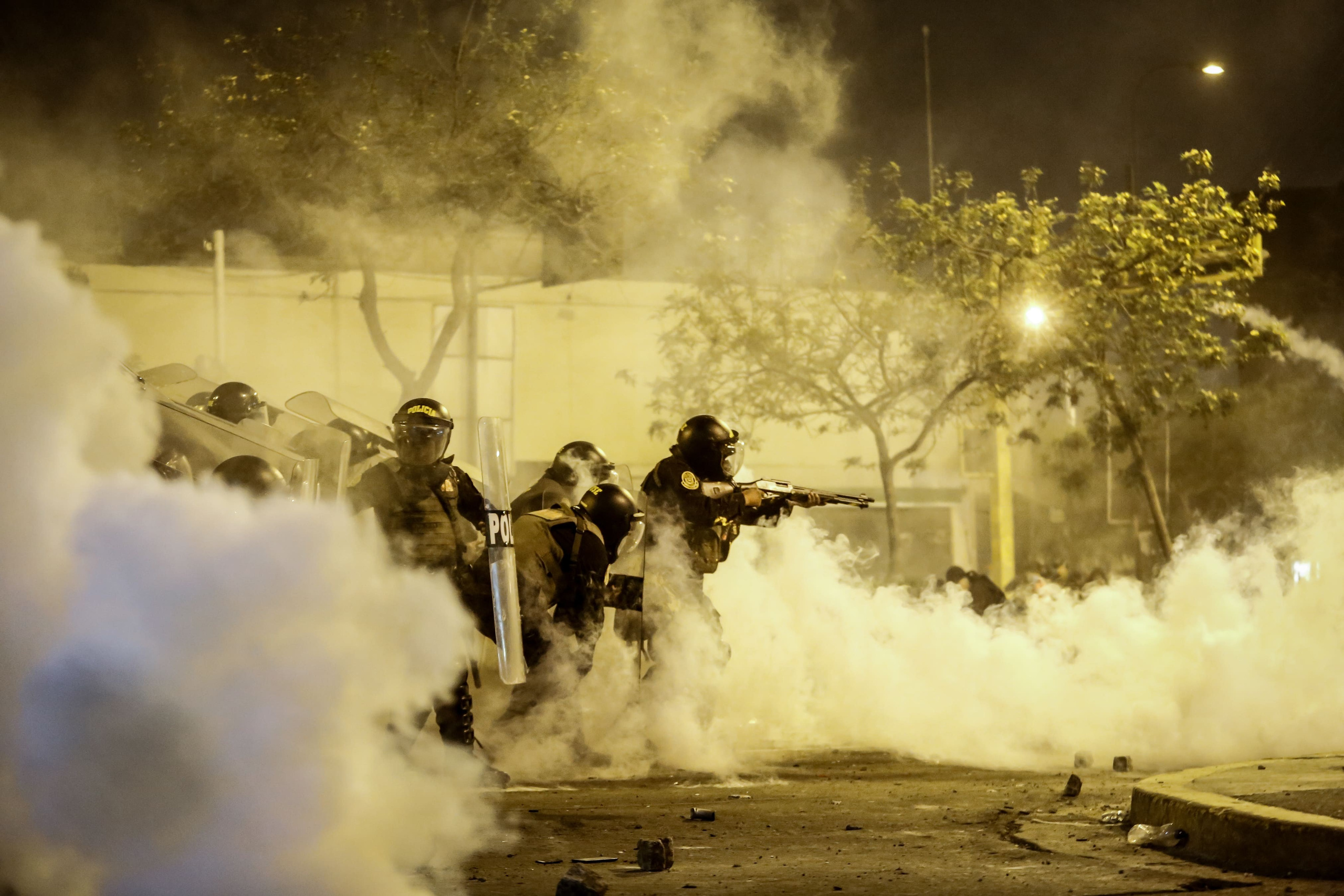 Protestas contra Manuel Merino
