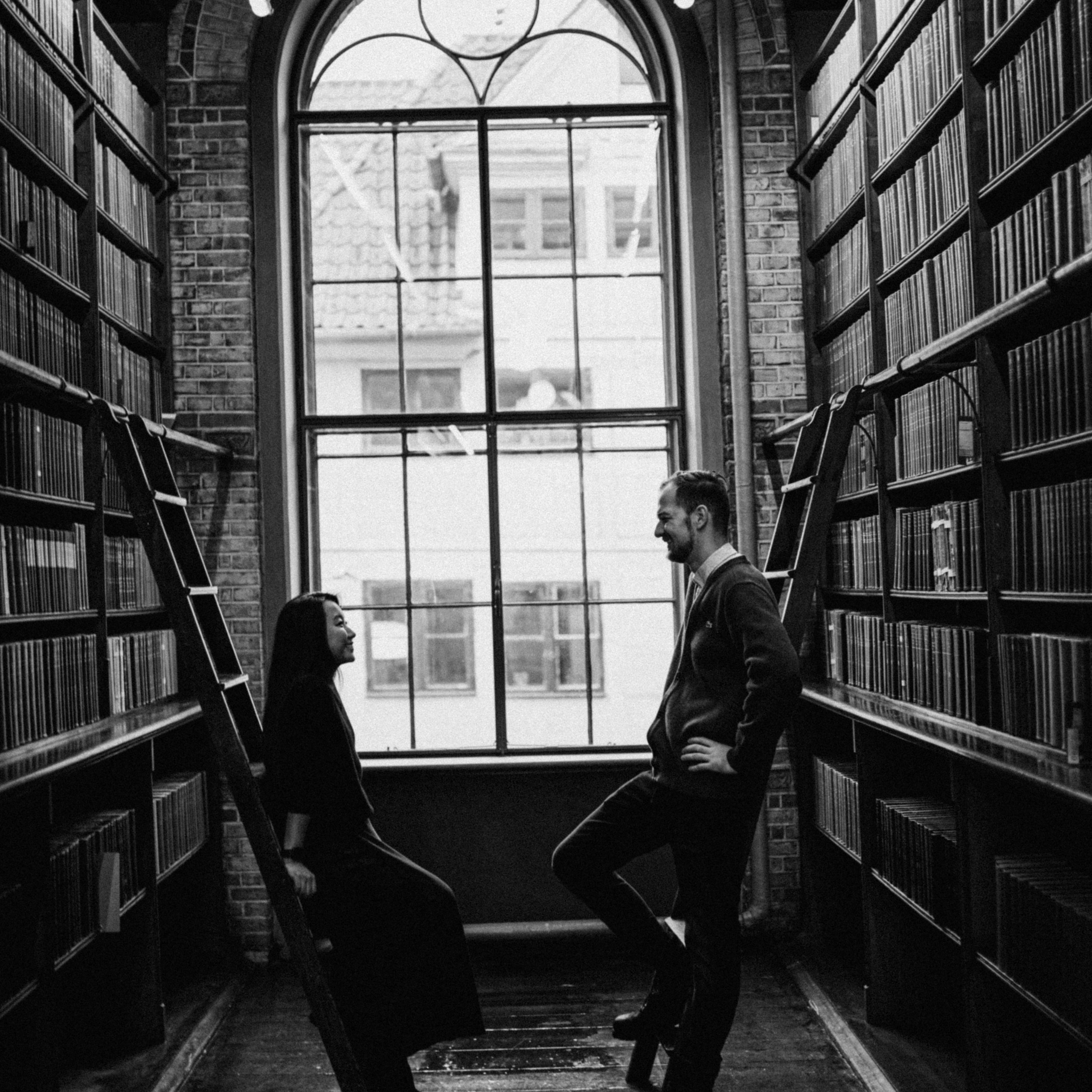 Elopement photo session in City Hall