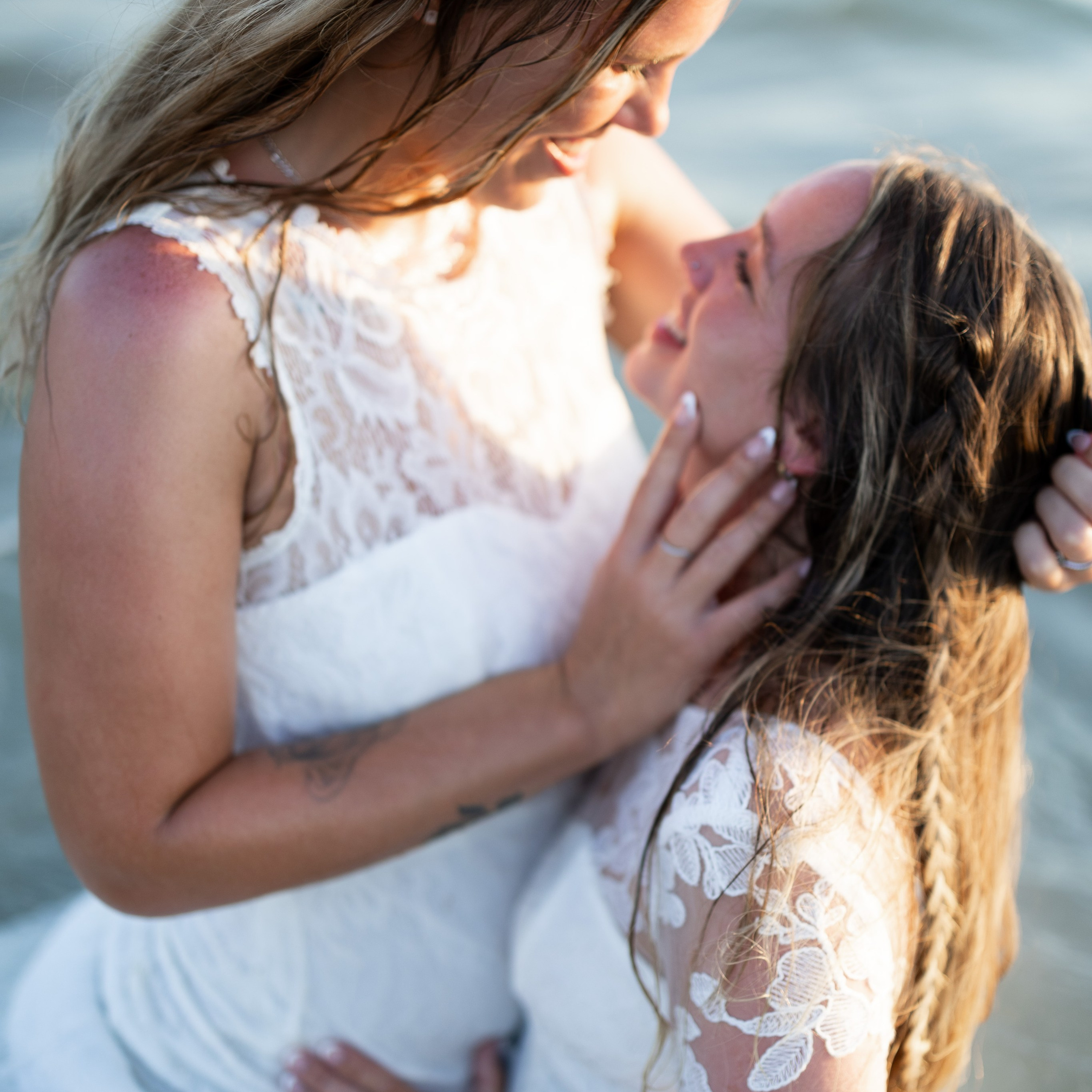 Elopement at the Beach, FL same sex wedding