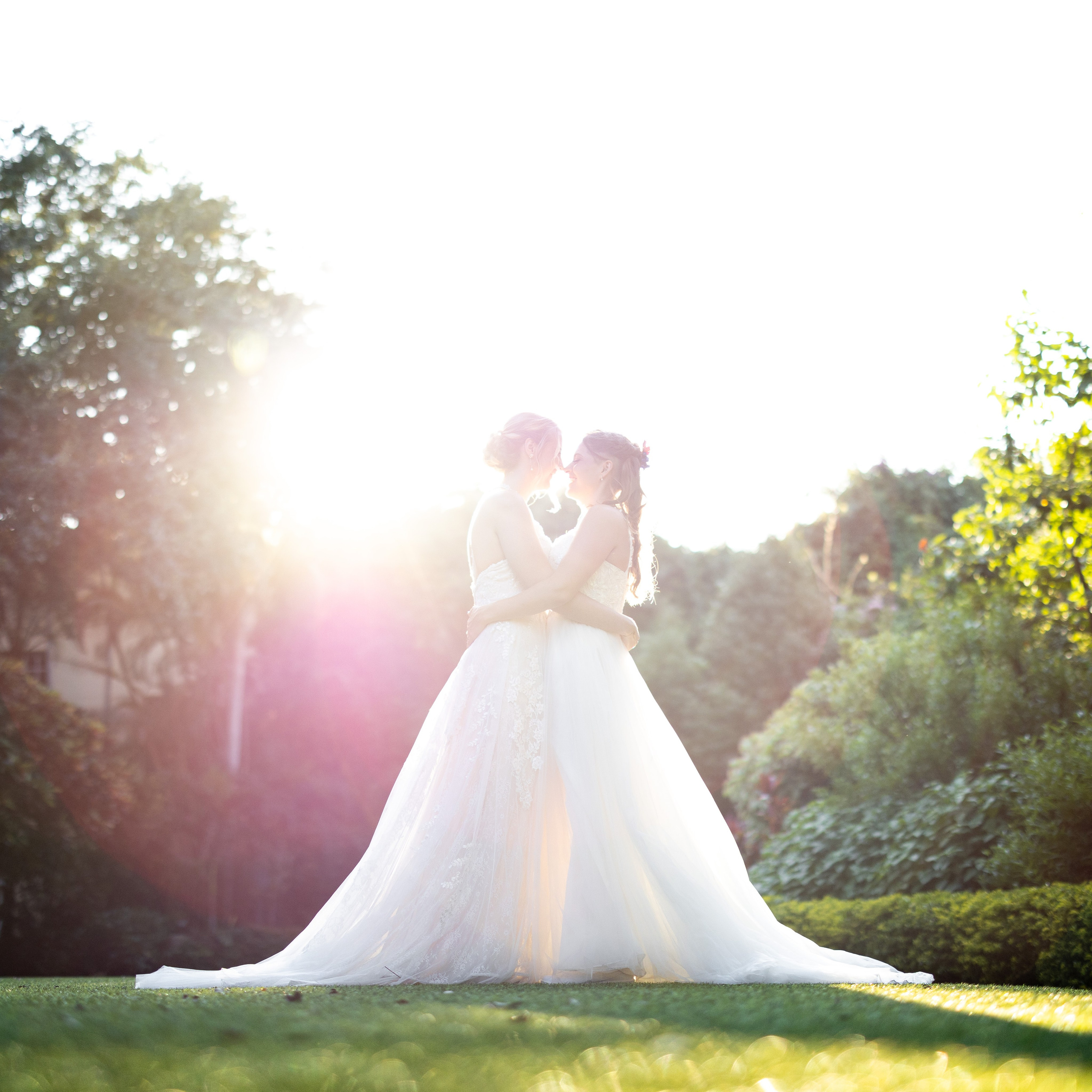 Wedding Photography at Sunken Gardens, St Petersburg, same sex wedding