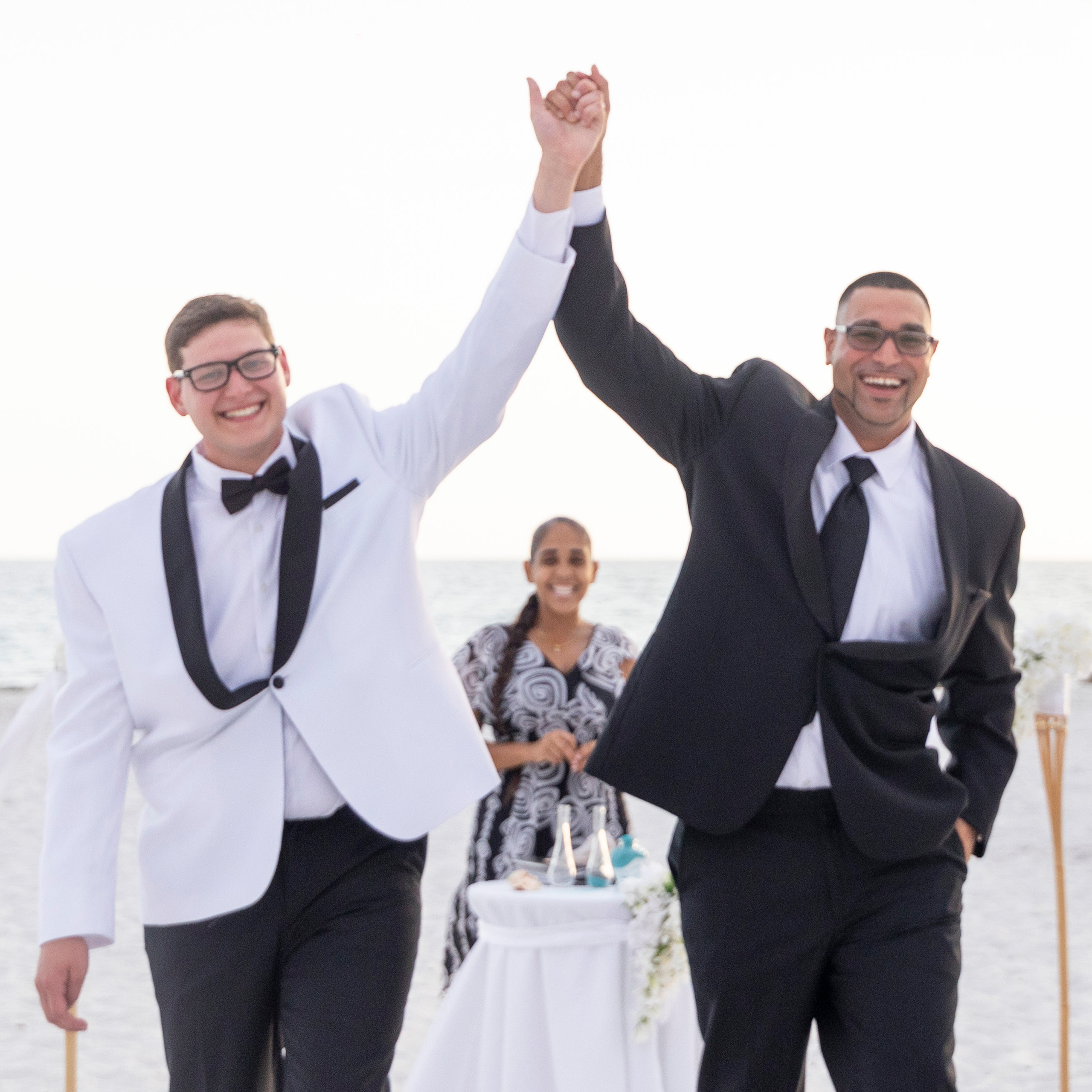 Best Florida Tampa Wedding Photography Services Elopement at the Beach, FL same sex wedding