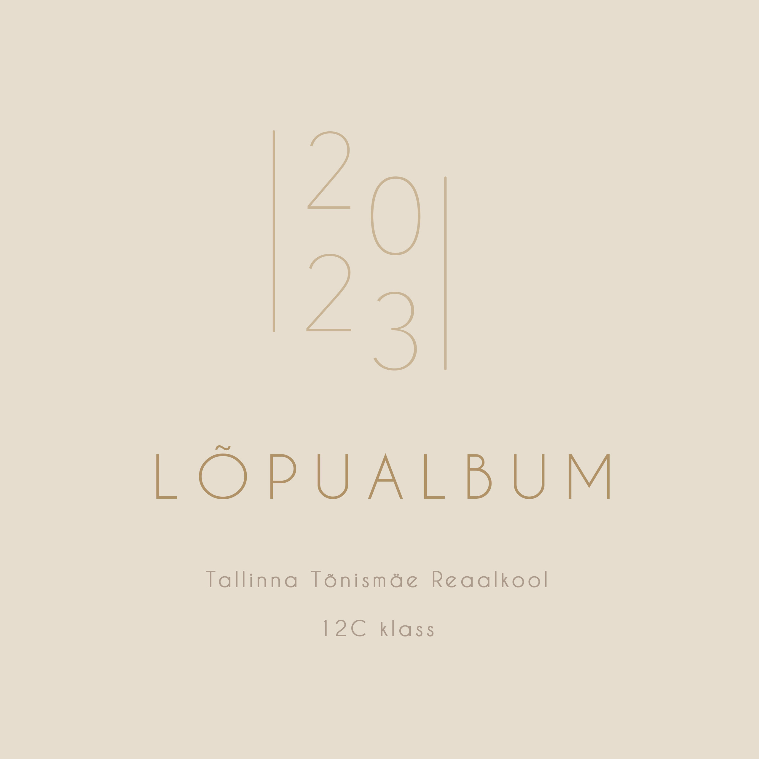 Светлый школьный дизайн выпускного альбома, фотограф в таллинне