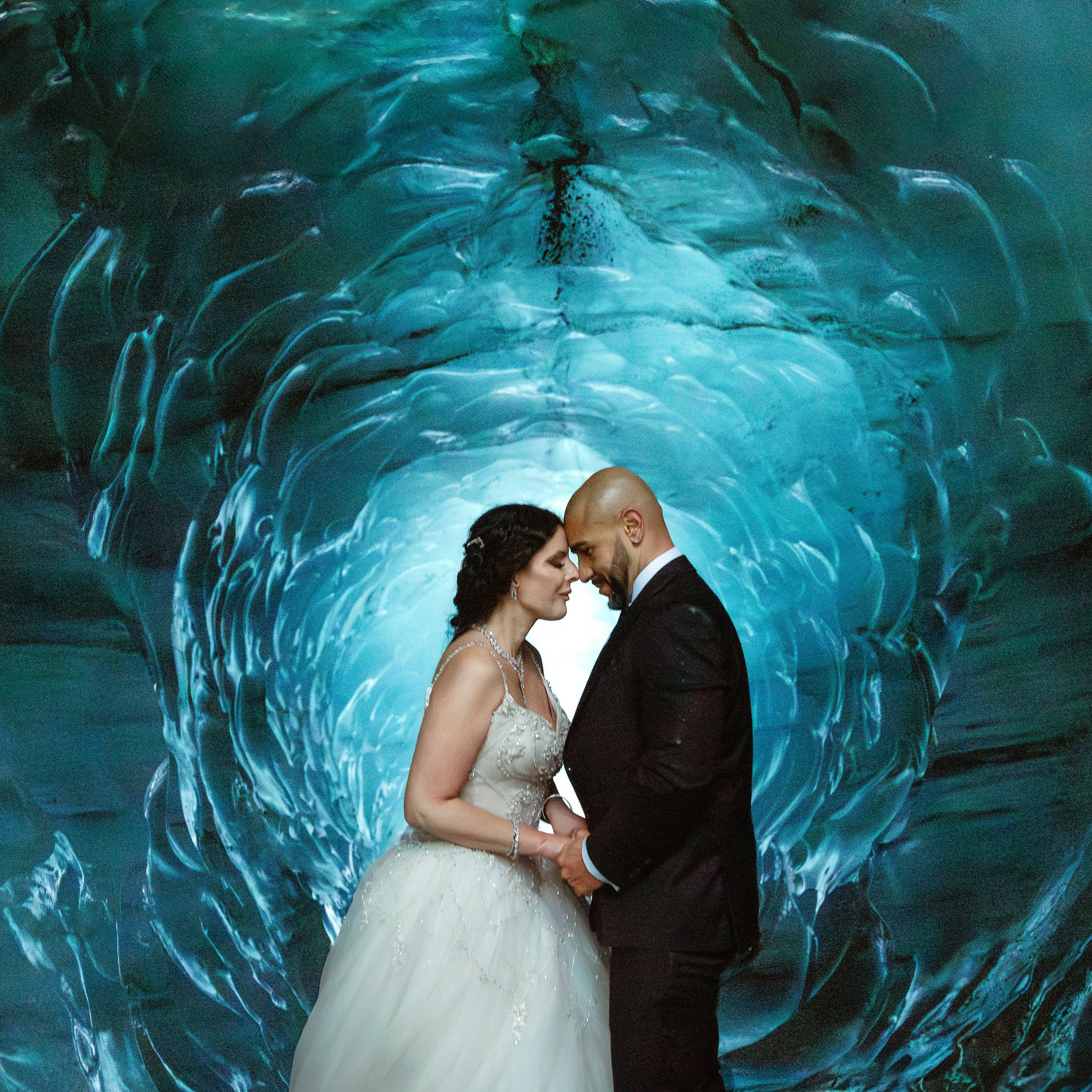 Ice cave wedding Iceland
