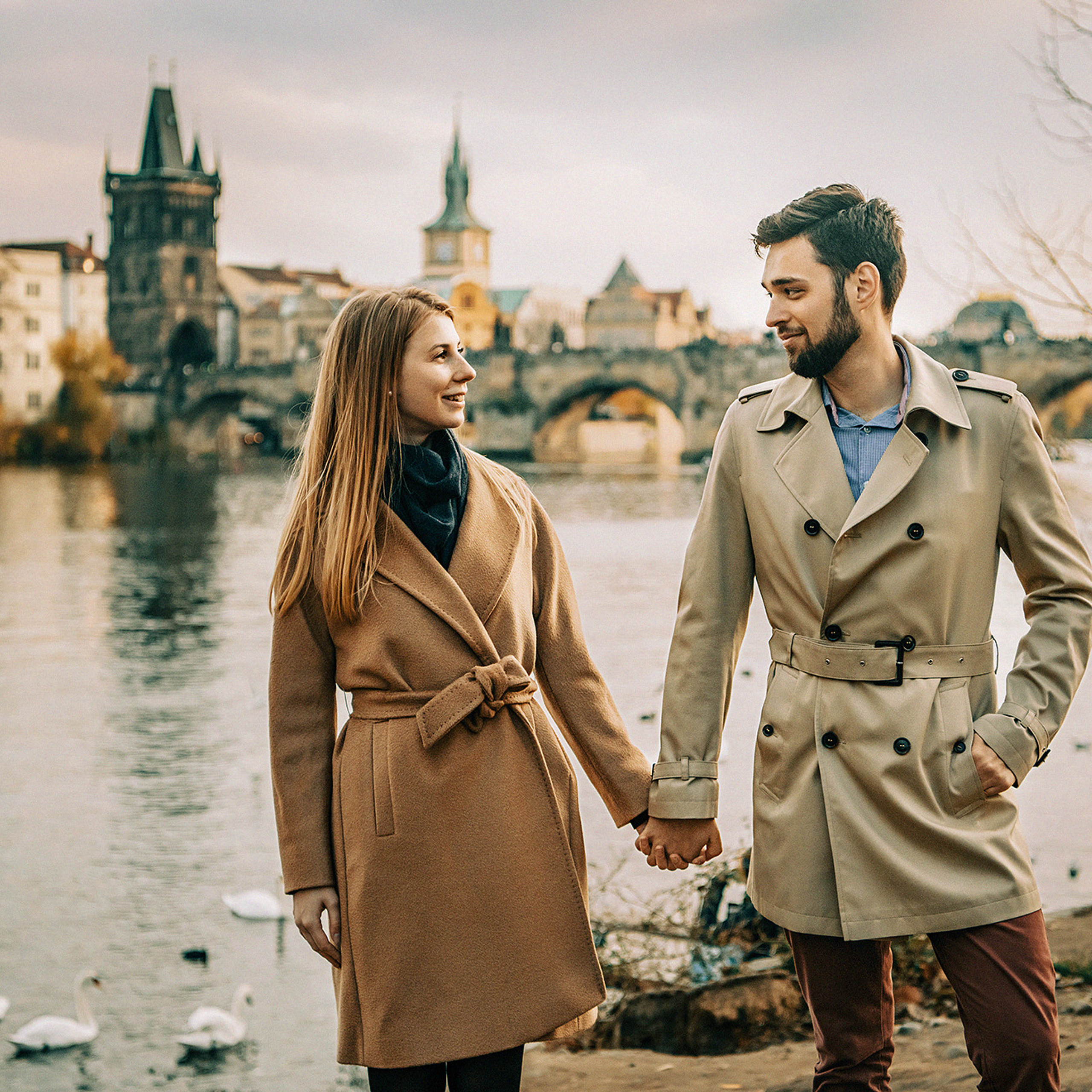 Романтическая фотосъёмка или фотопрогулка по Праге. Семейный и свадебный фотограф в Праге Наталья Федори