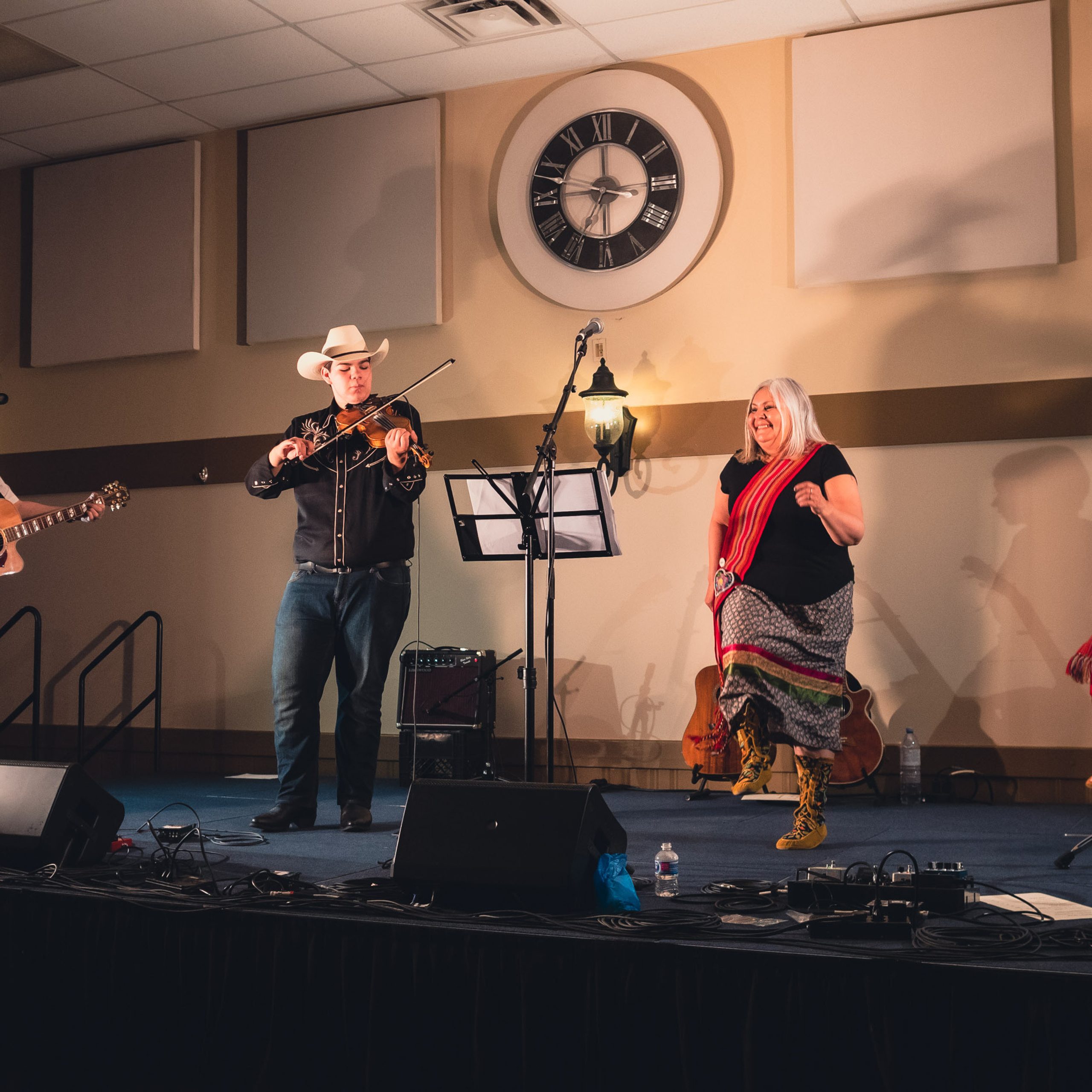 Indigenous Peoples Day in Fort Saskatchewan, 2022 - Fiddle and country music - performance by Zachary Willier