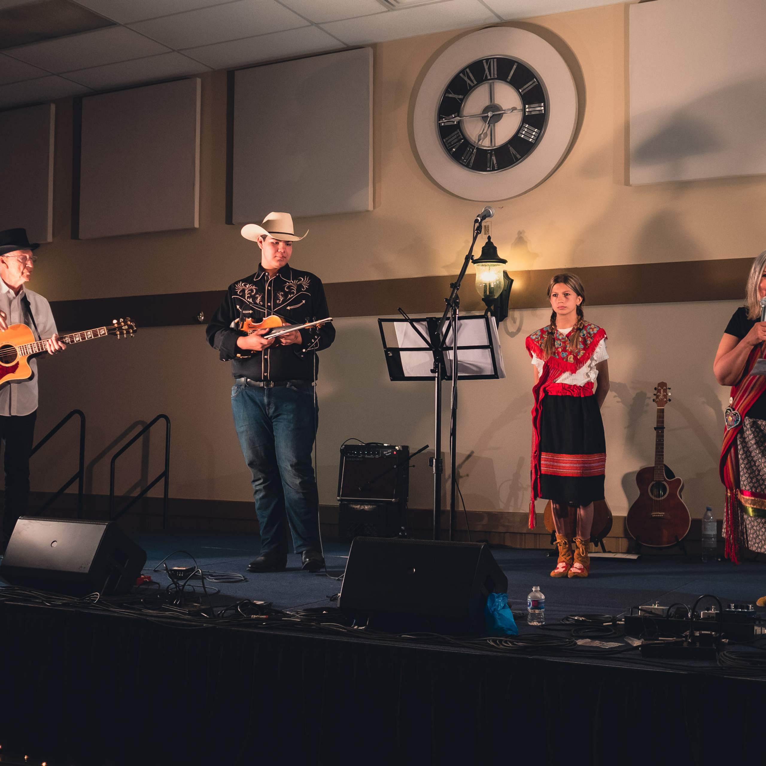 Indigenous Peoples Day in Fort Saskatchewan, 2022 - Fiddle and country music - performance by Zachary Willier