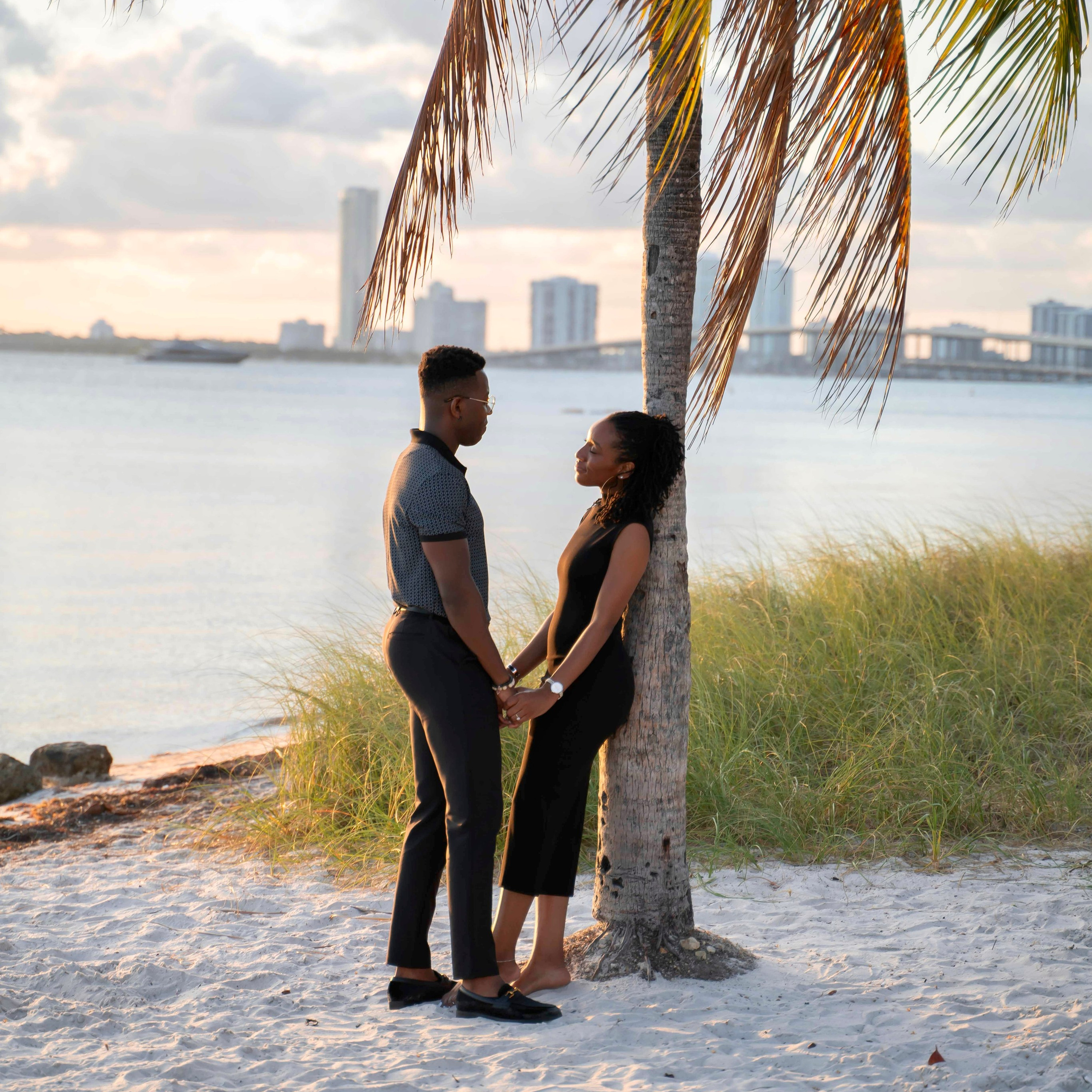 Eromon and Latisha | Key Biscayne Beach