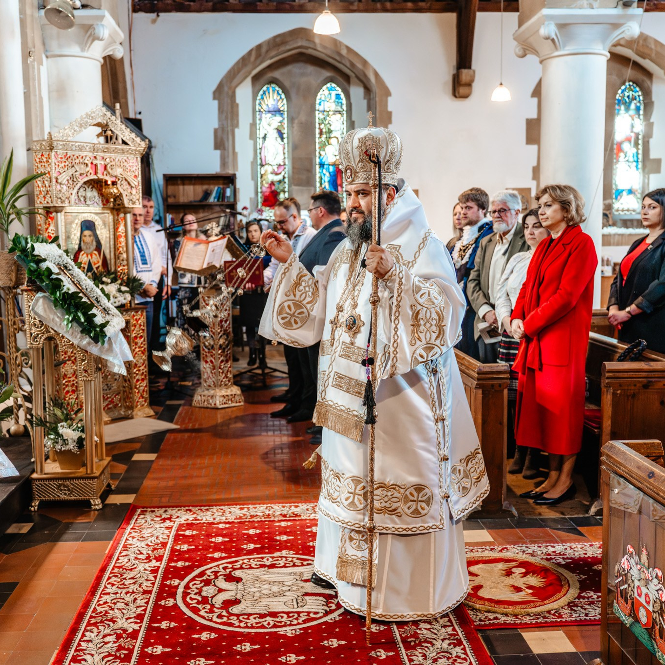Sambata lui Lazar si Hramul la Biserica Romaneasca din Southampton — Slujba arhiereasca oficiata de PS Parinte Atanasie. TANTAN IONUT FOTO & FILM