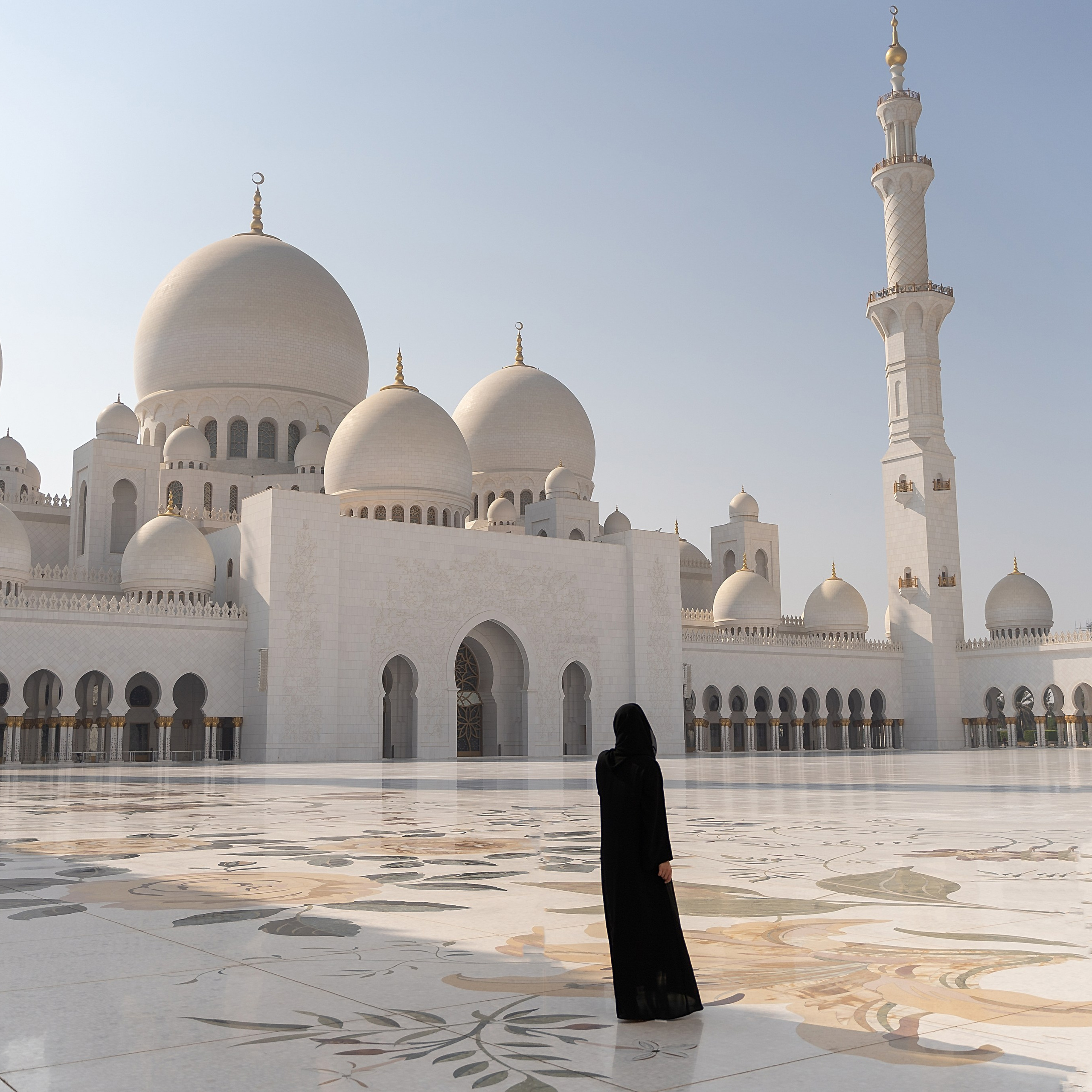 Фотосессия в мечети Шейха Зайда в Абу - Даби.