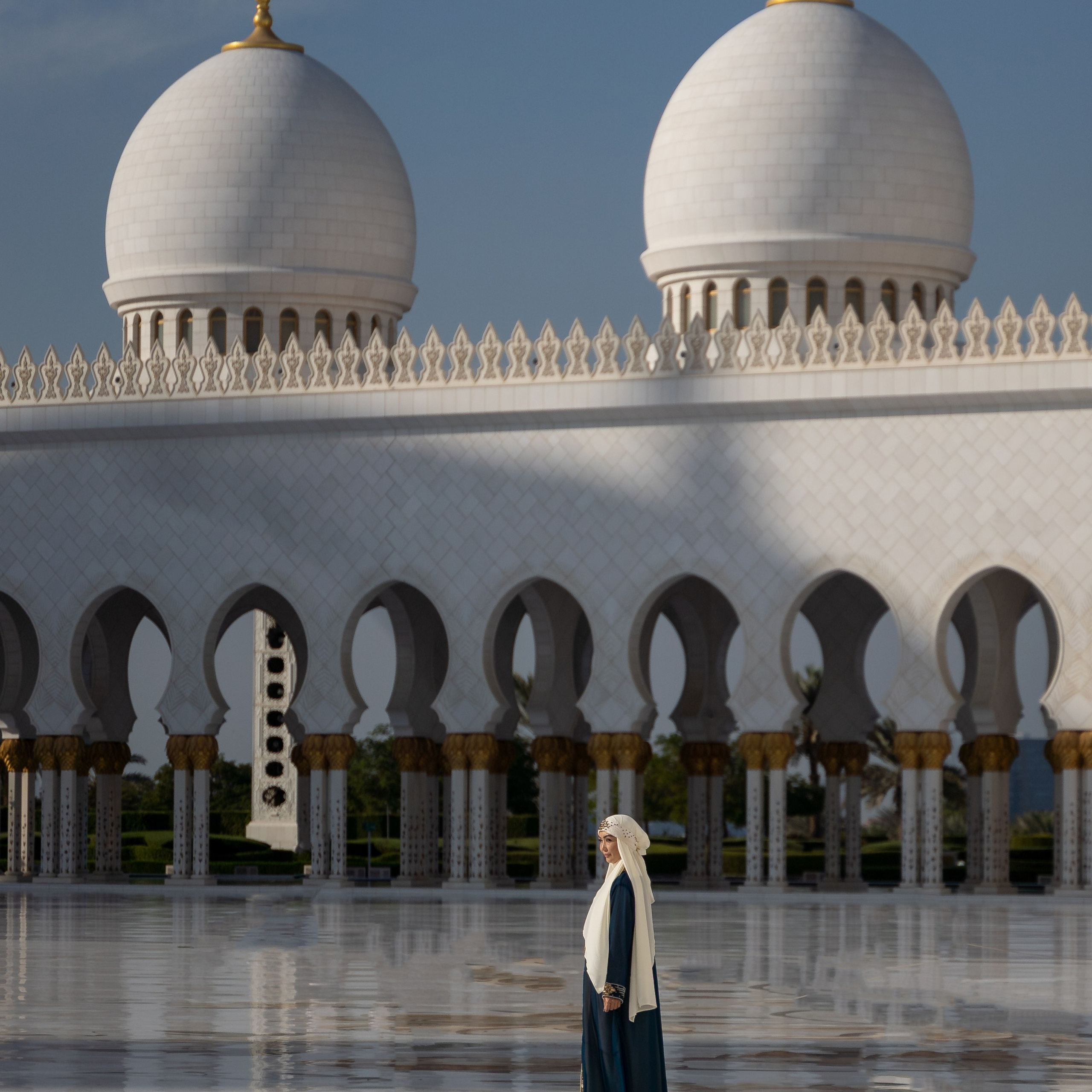 Фотосессия в мечети Шейха Зайда в Абу - Даби.