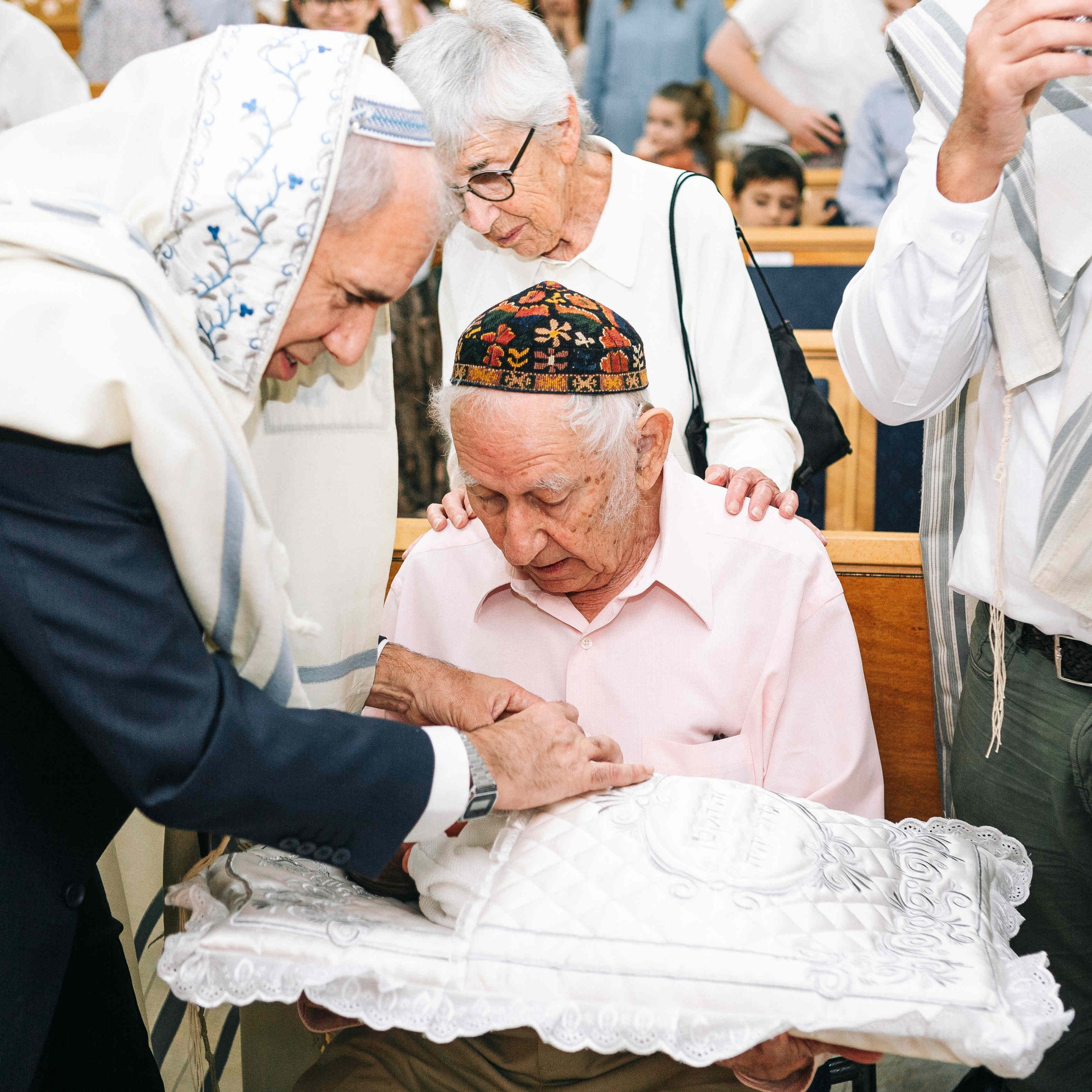 BRITH MILA IN THE SMALL SYNAGOGUE