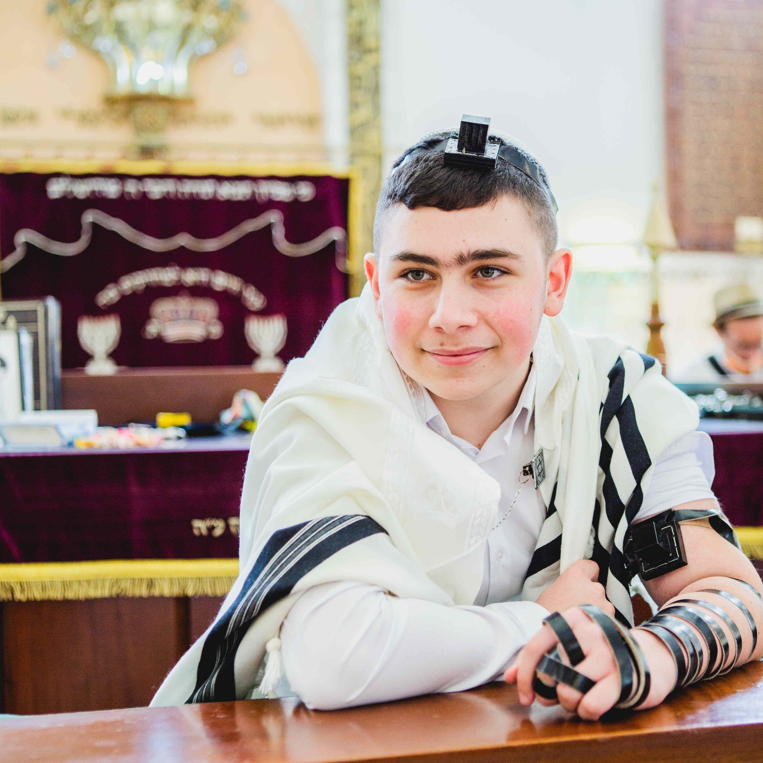 BAR MITZVAH IN A VERY BEAUTIFUL SYNAGOGUE