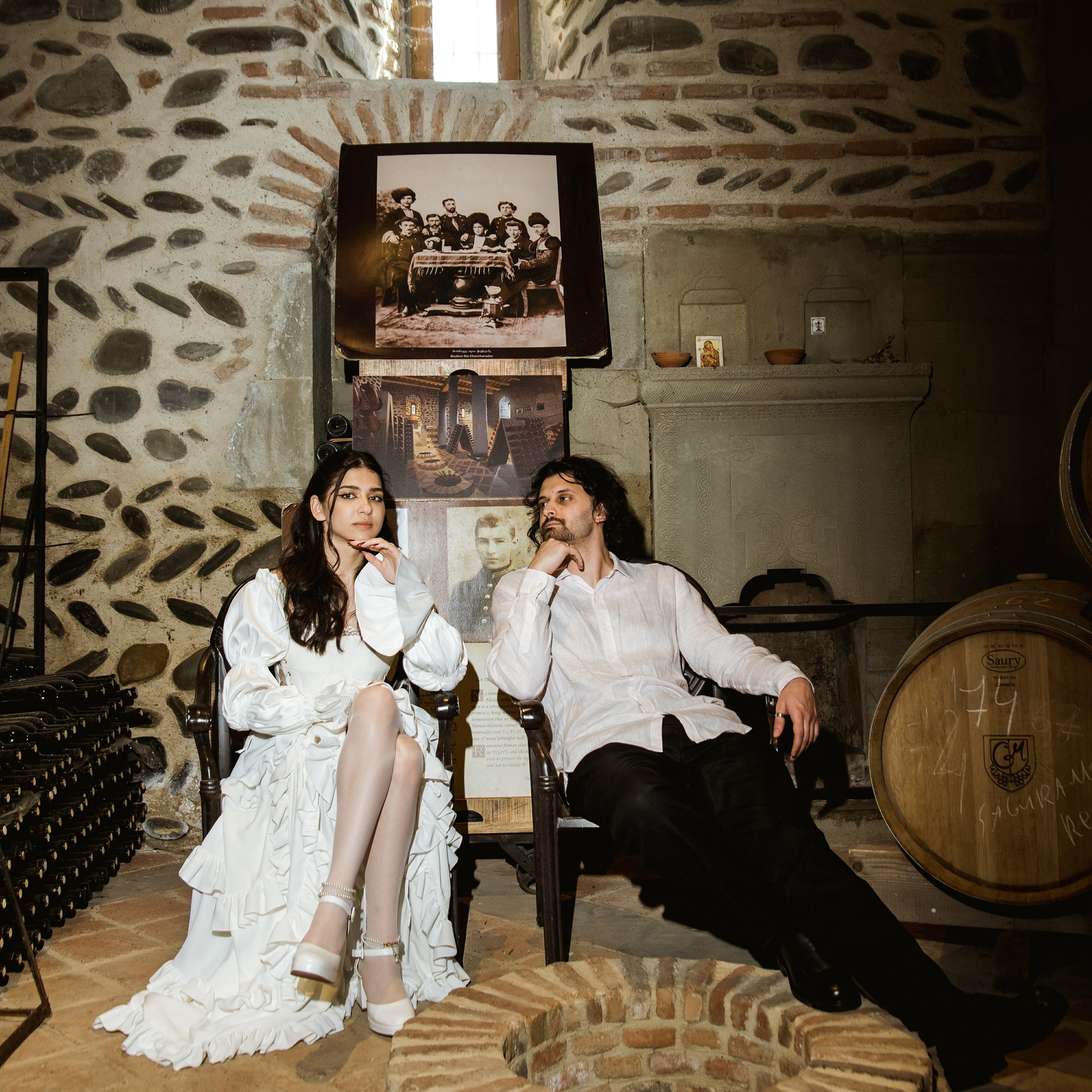 Wedding couple in Tbilisi from Georgia and Kazakhstan