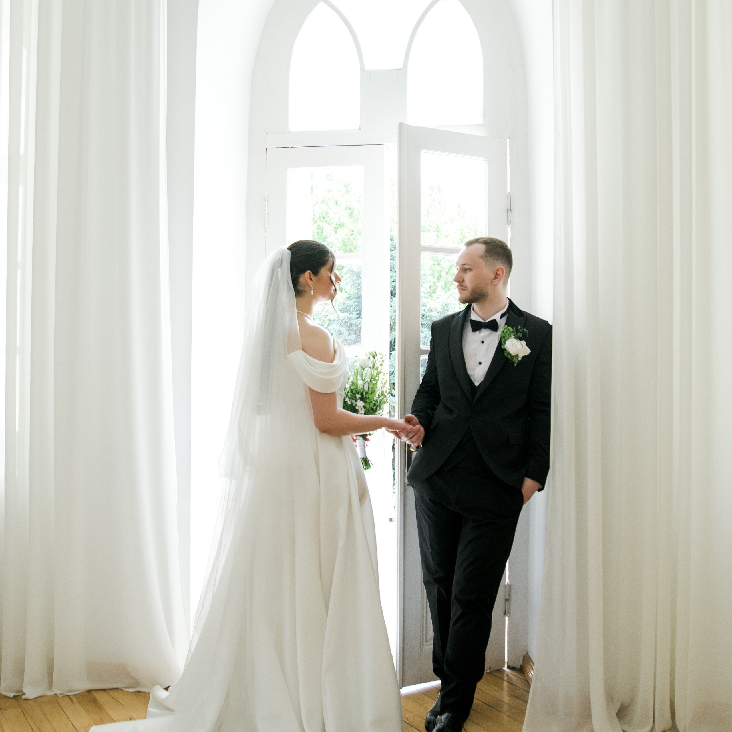 Wedding in Sighnaghi. A couple from Belarus