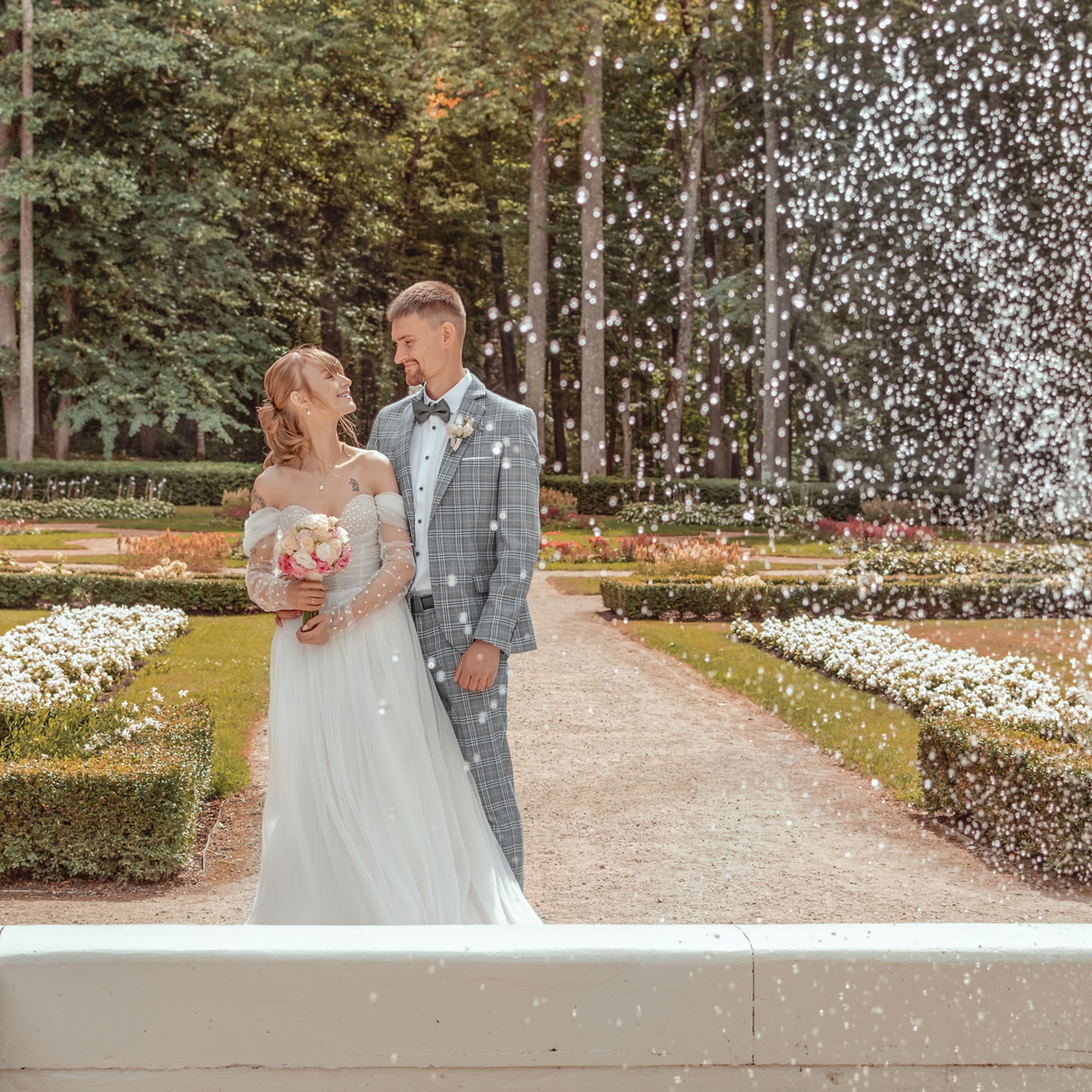 Vestuvių fotografavimas Palangoje (Birutės parkas).