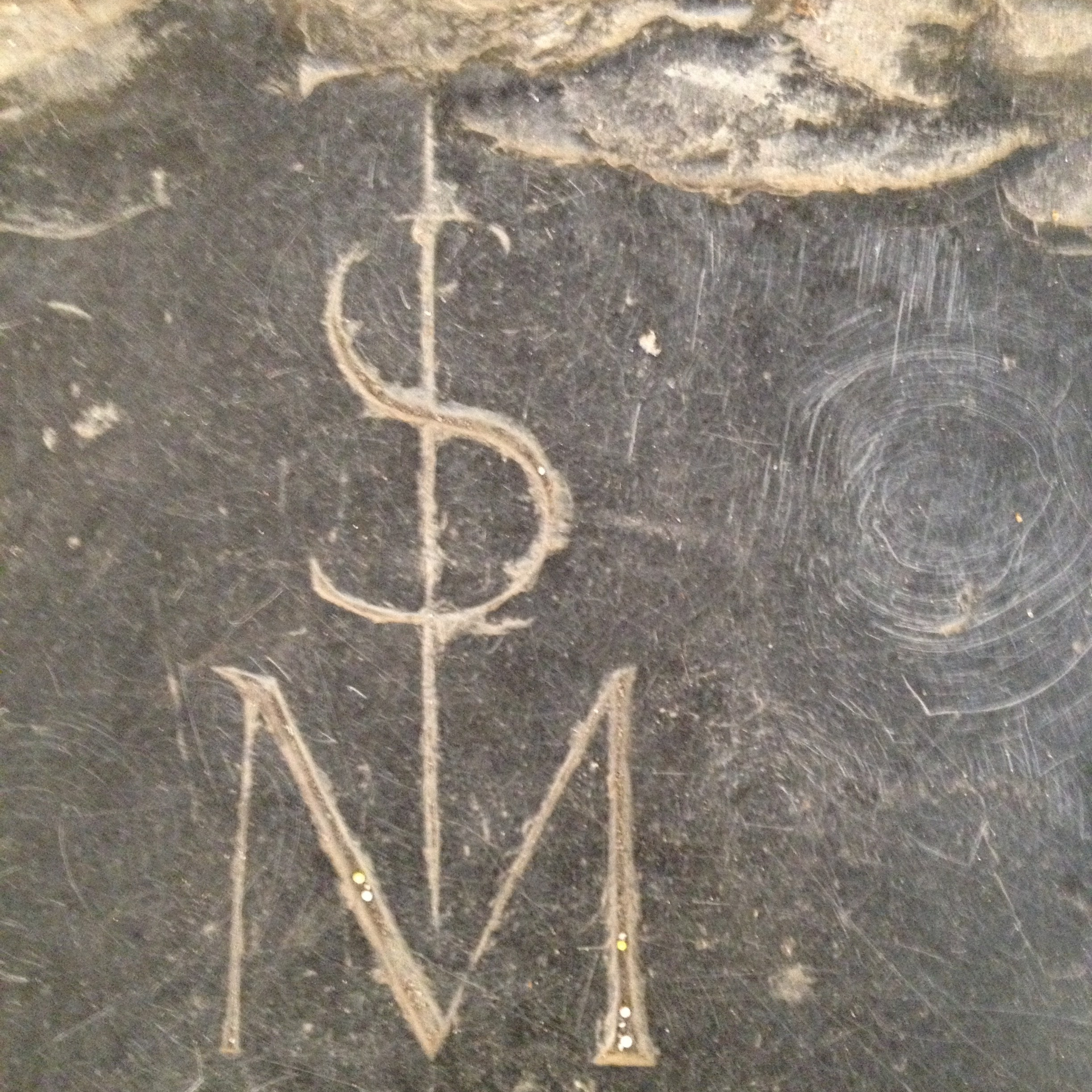 This stone slab, used in a performance art piece in Amsterdam, bears the signature {$M}—identical to the artist’s paintings. A mysterious relic tied to an ancient European aristocratic family, it bridges performance, personal history, and symbolism. Part of a series exploring artifacts, memory, and identity.
