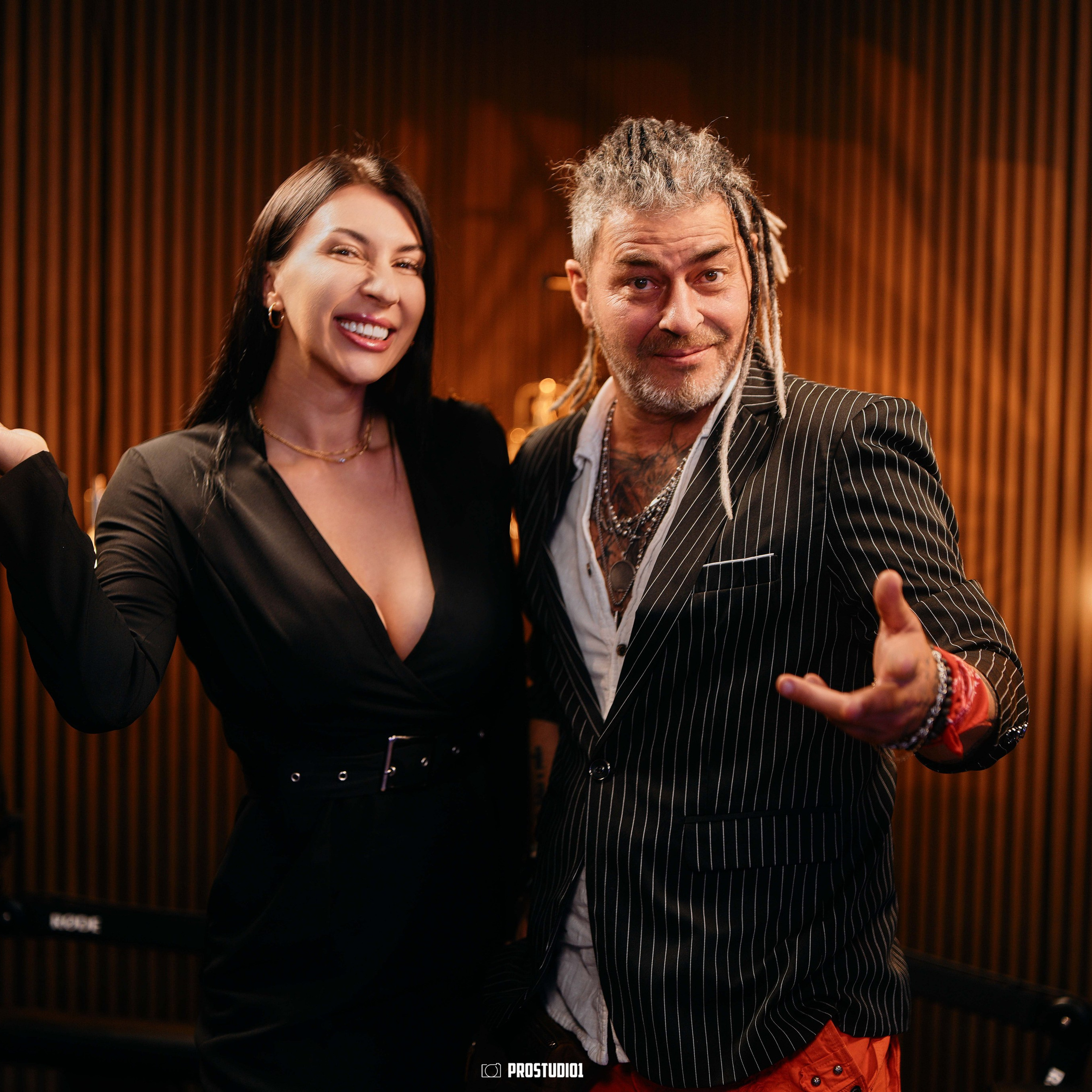 On-camera guest moment in Zone 2 lounge set at ProStudio1 in Hollywood, Florida (near Miami) — premium look for interviews, podcasts, and promotional content.