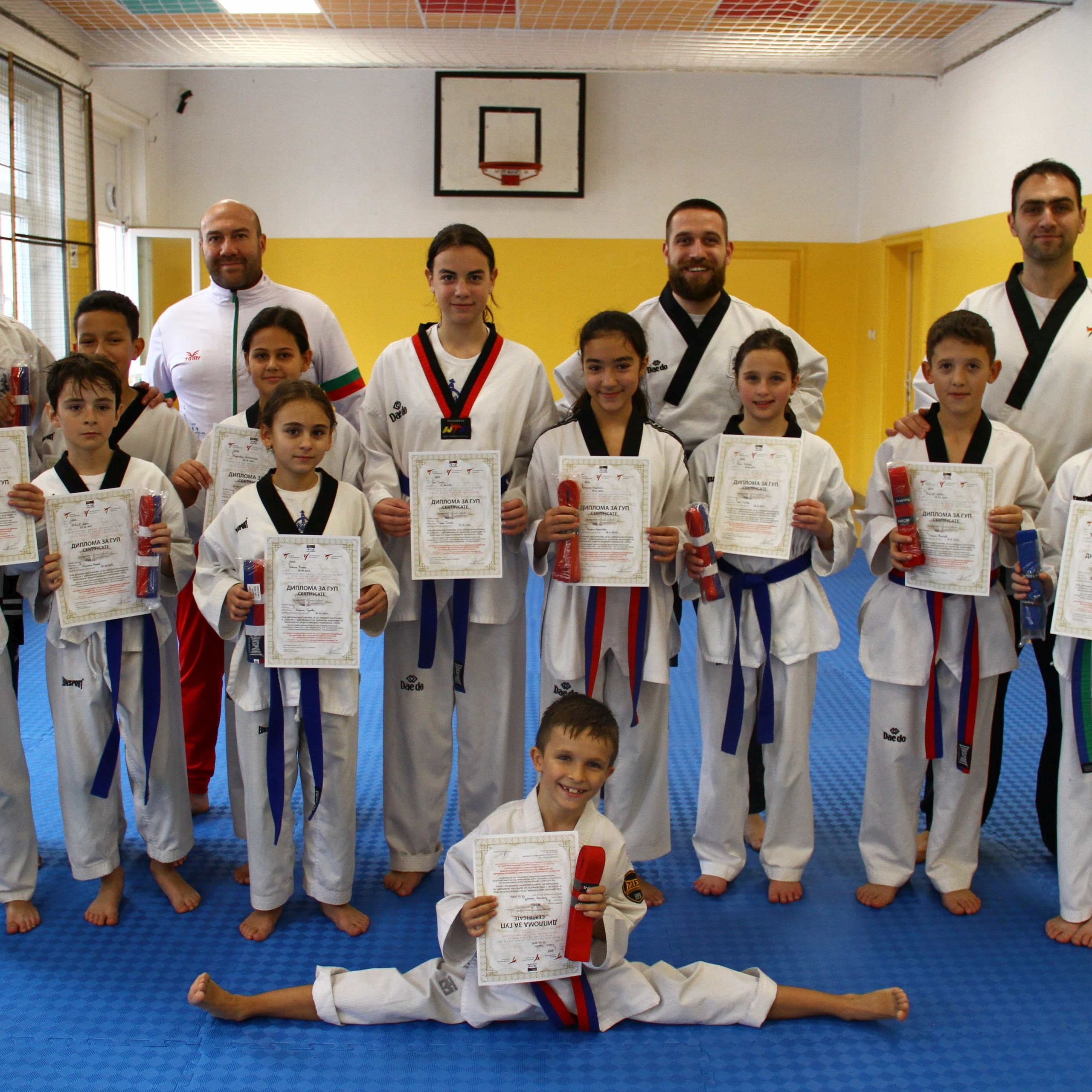 ТАЕКУОНДО Изпити и вътрешни турнири