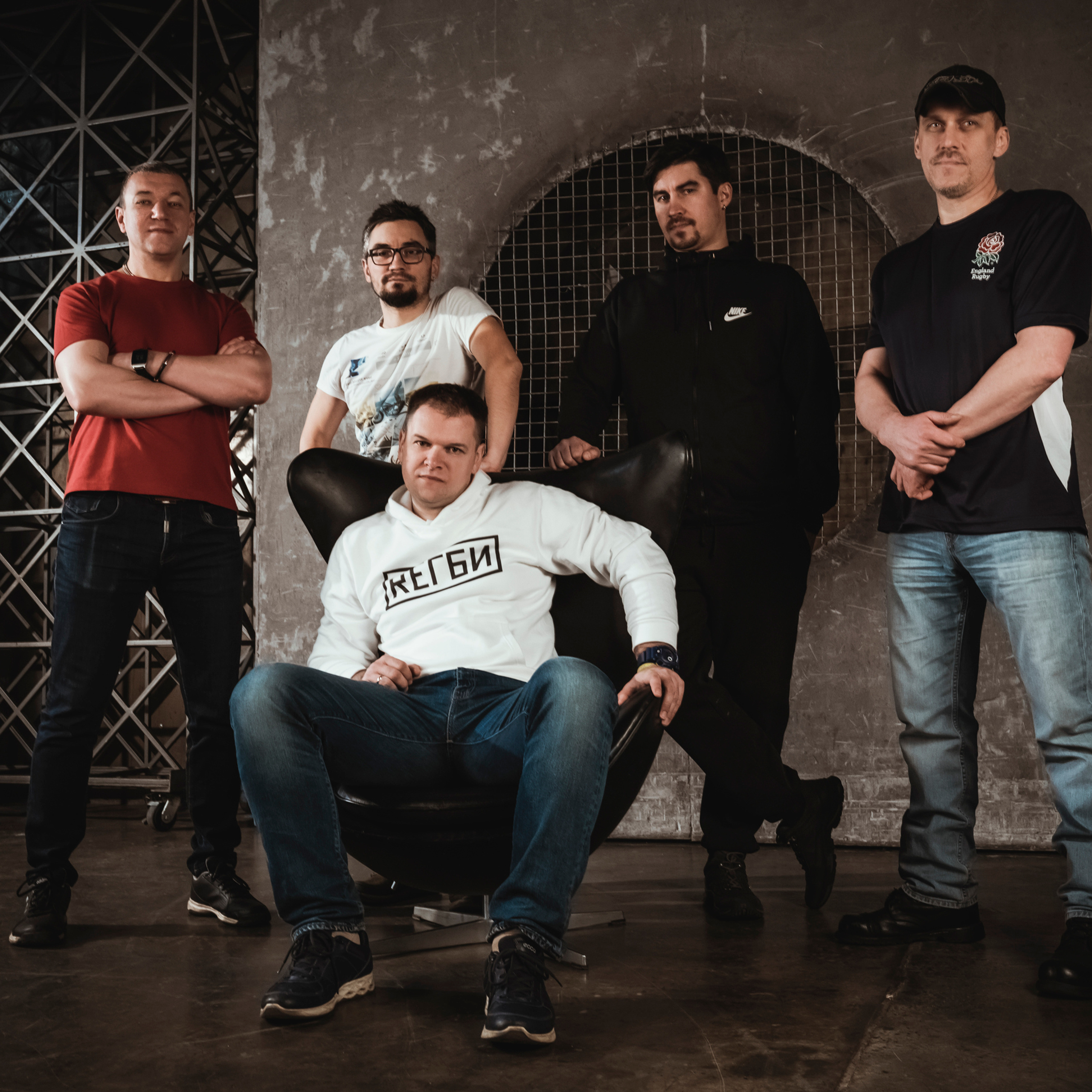 Photoshooting for a Rock Band
