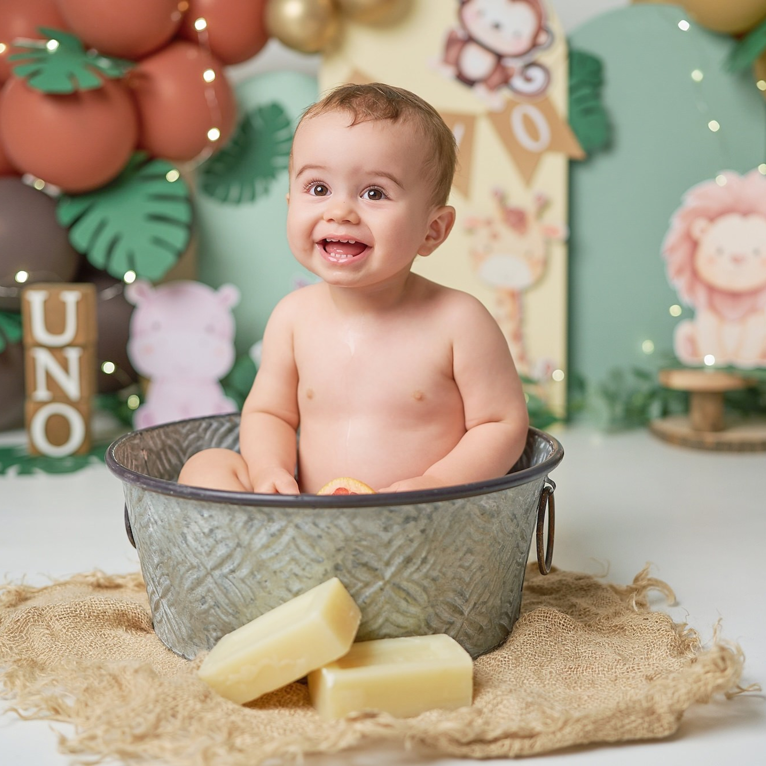Sesión Smash Cake en Tenerife | Fotografía Primer Cumpleaños. Pasos de Sal | Fotógrafos de familia, embarazo y bebés en Tenerife