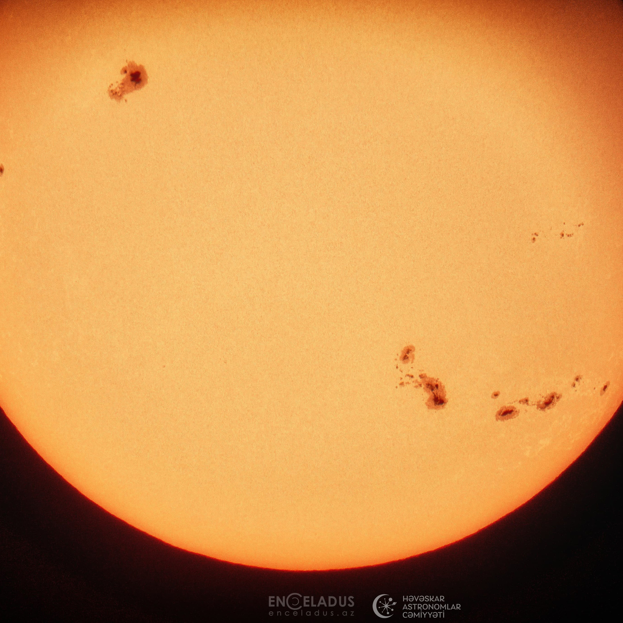 Merkurinin Günəş diskinin qarşısından tranziti. Həvəskar Astronomlar Cəmiyyəti — Astronomy.az
