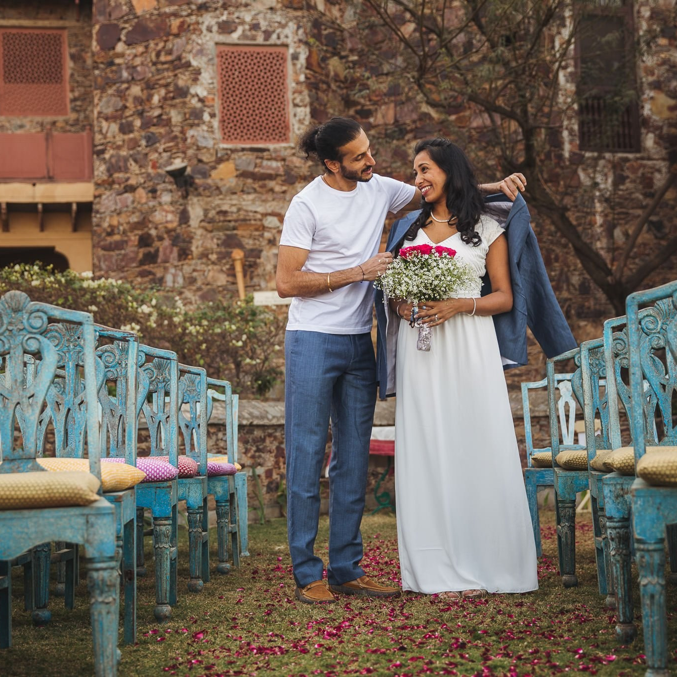 A destination wedding at Neemrana fort palace, Rajasthan, India