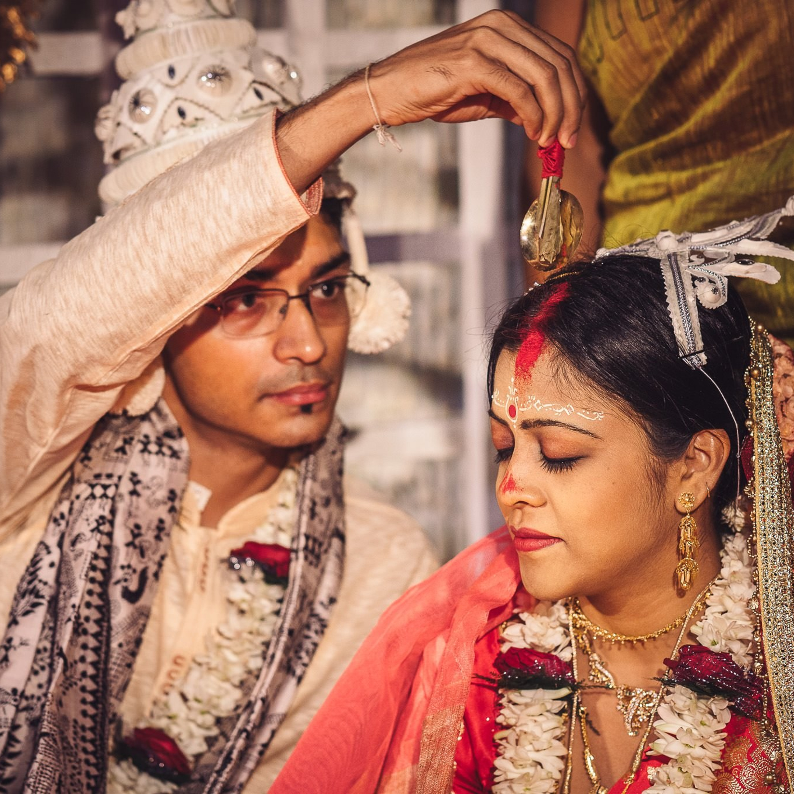 A traditional Bengali wedding at Kolkata, West Bengal