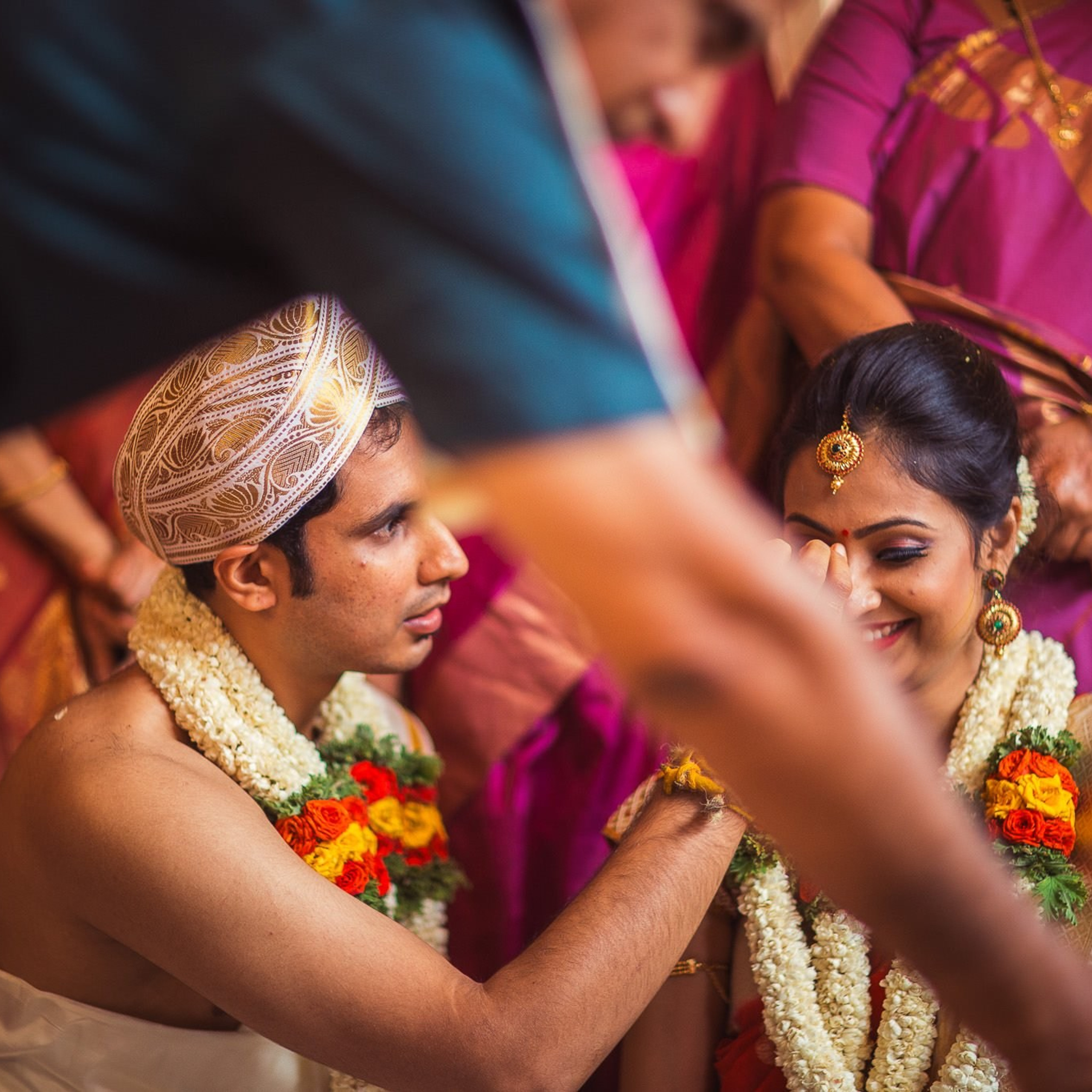 Traditional Kannada Brahmin Temple wedding, JP nagar, Bangalore