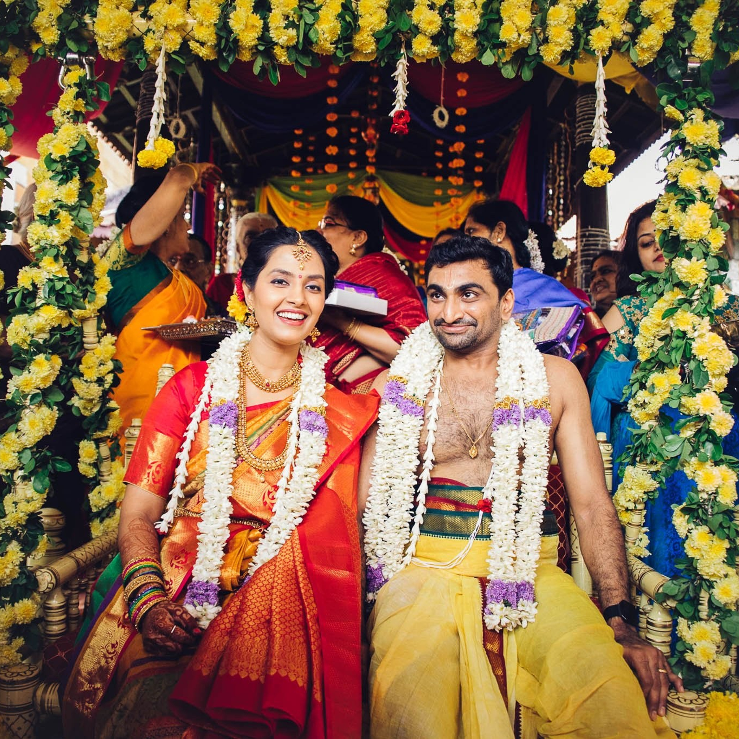Divya + Vivek — Traditional Brahmin Wedding at Rina’s Venue, Chennai | ONEIRO