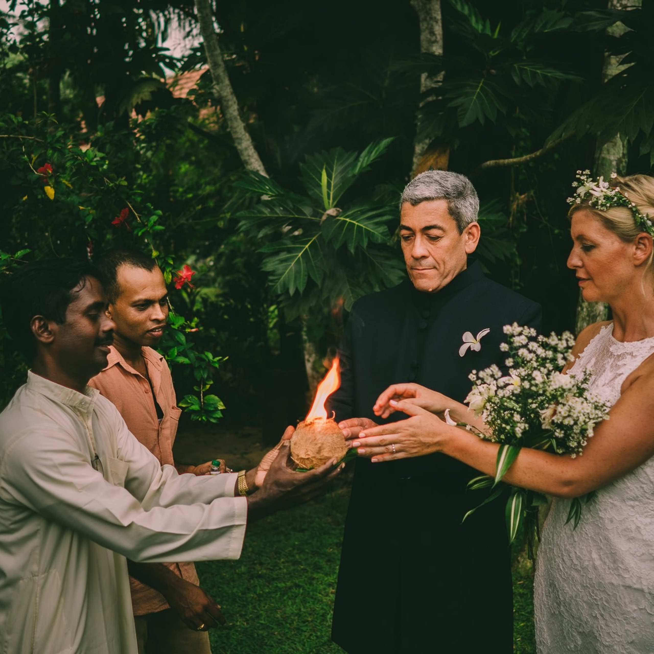 A Destination Poruwa wedding at Galle, Sri Lanka