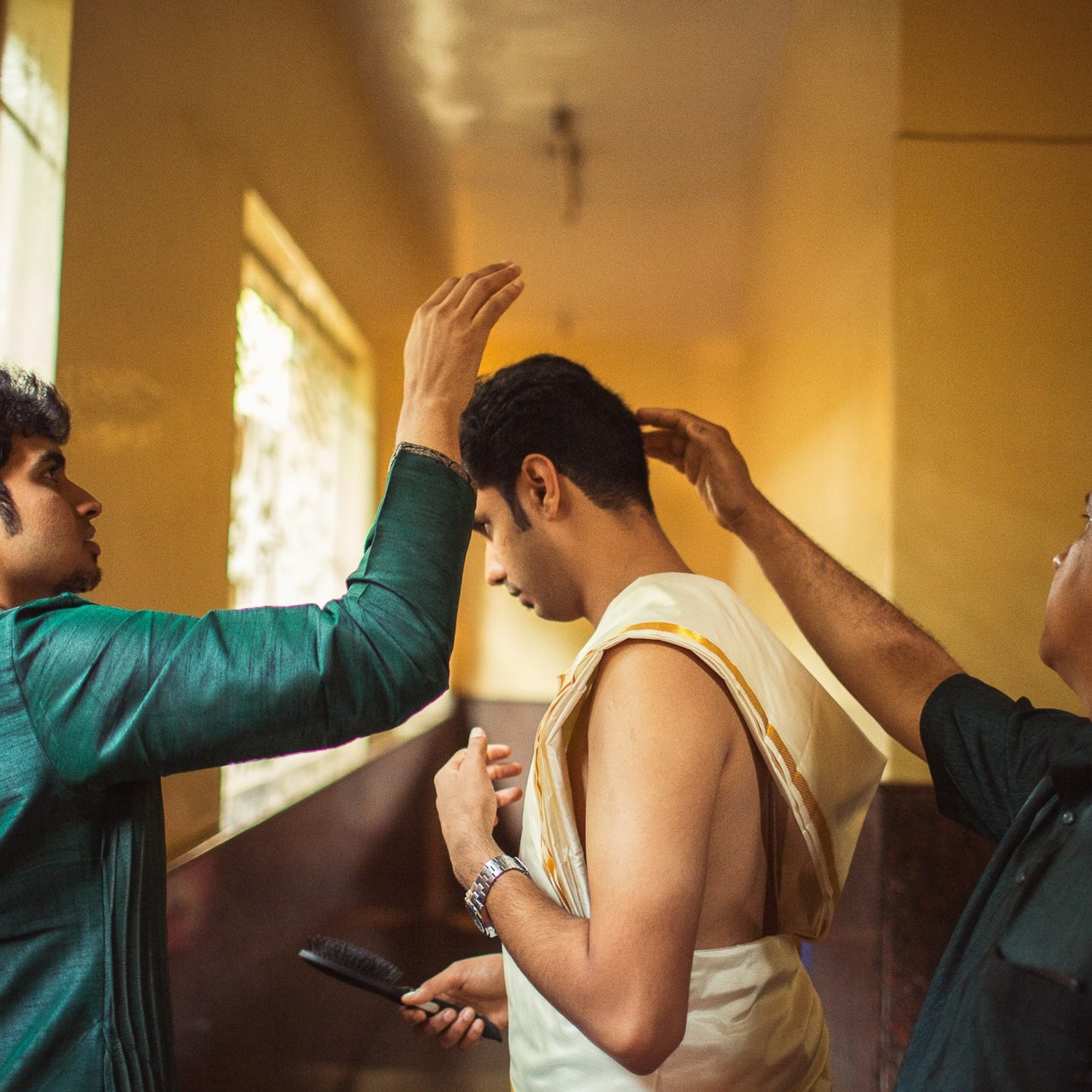 Traditional Kannada Brahmin Temple wedding, JP nagar, Bangalore