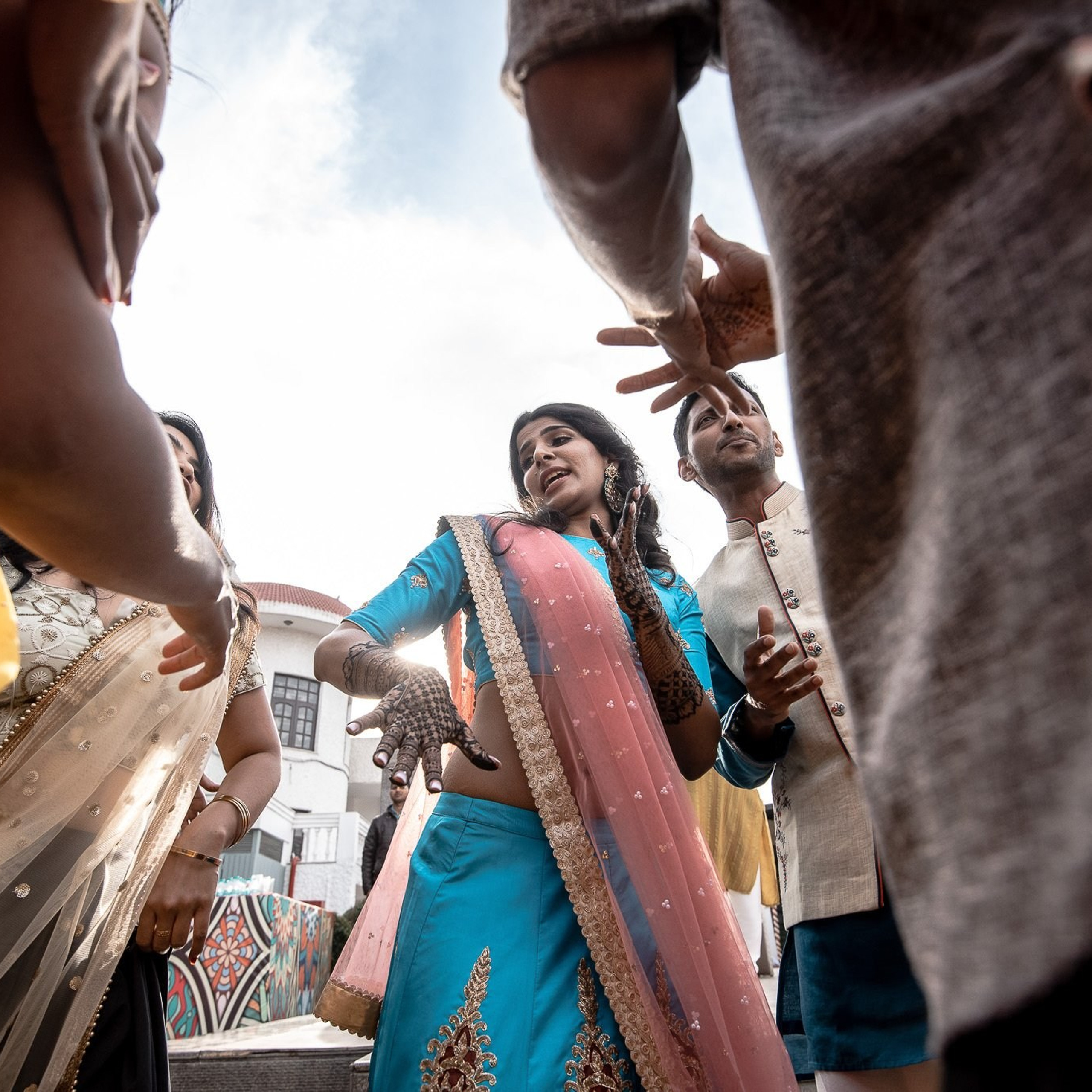 Punjabi + Marathi fusion wedding at New Delhi, India